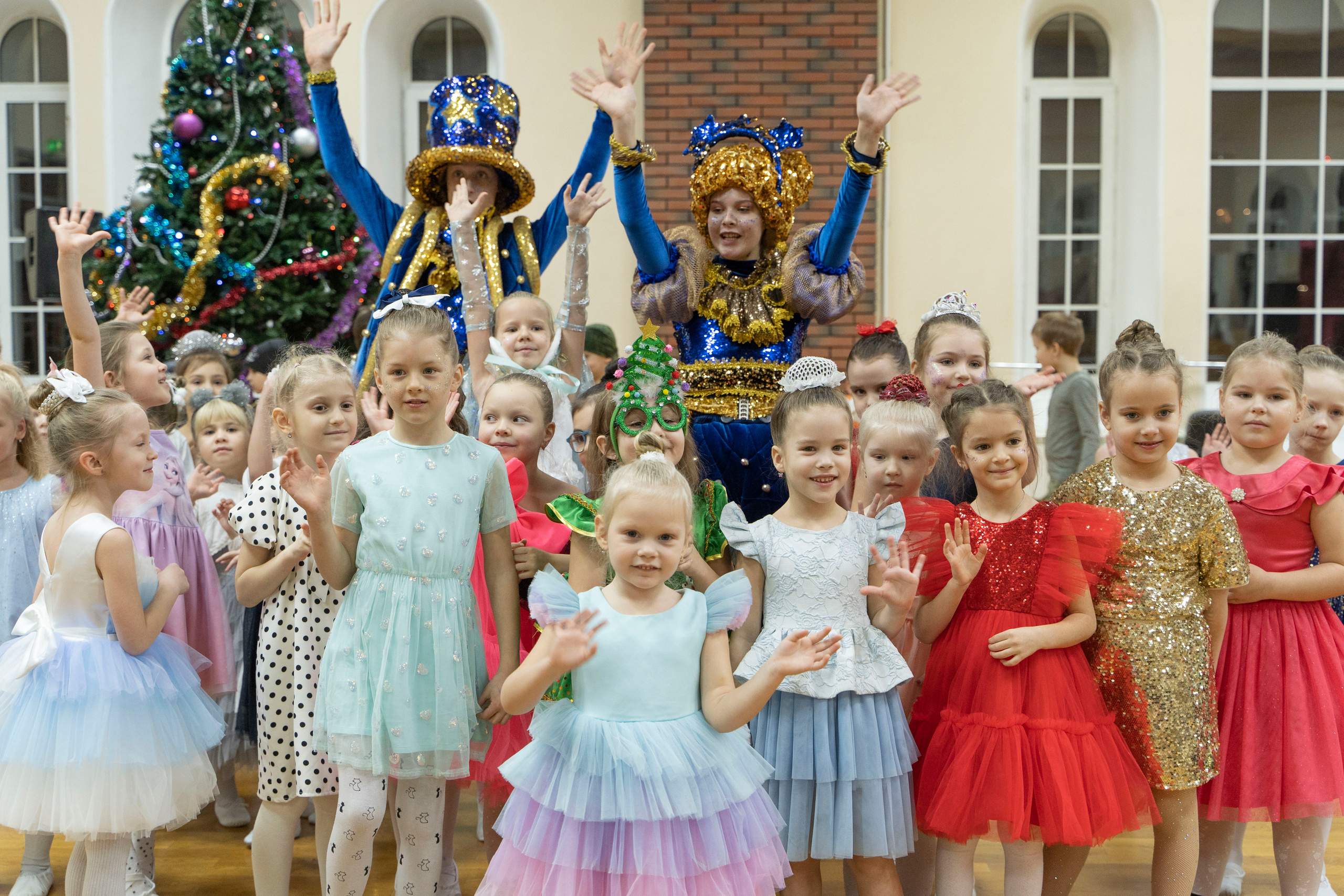 Новогодний праздник детского театра танца. Фотограф в Санкт-Петербурге, фотодни в СПБ