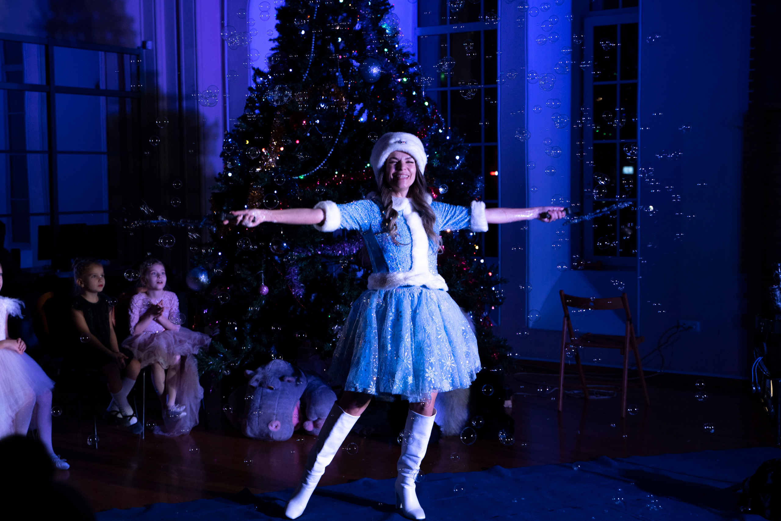Новогодний праздник детского театра танца. Фотограф в Санкт-Петербурге, фотодни в СПБ
