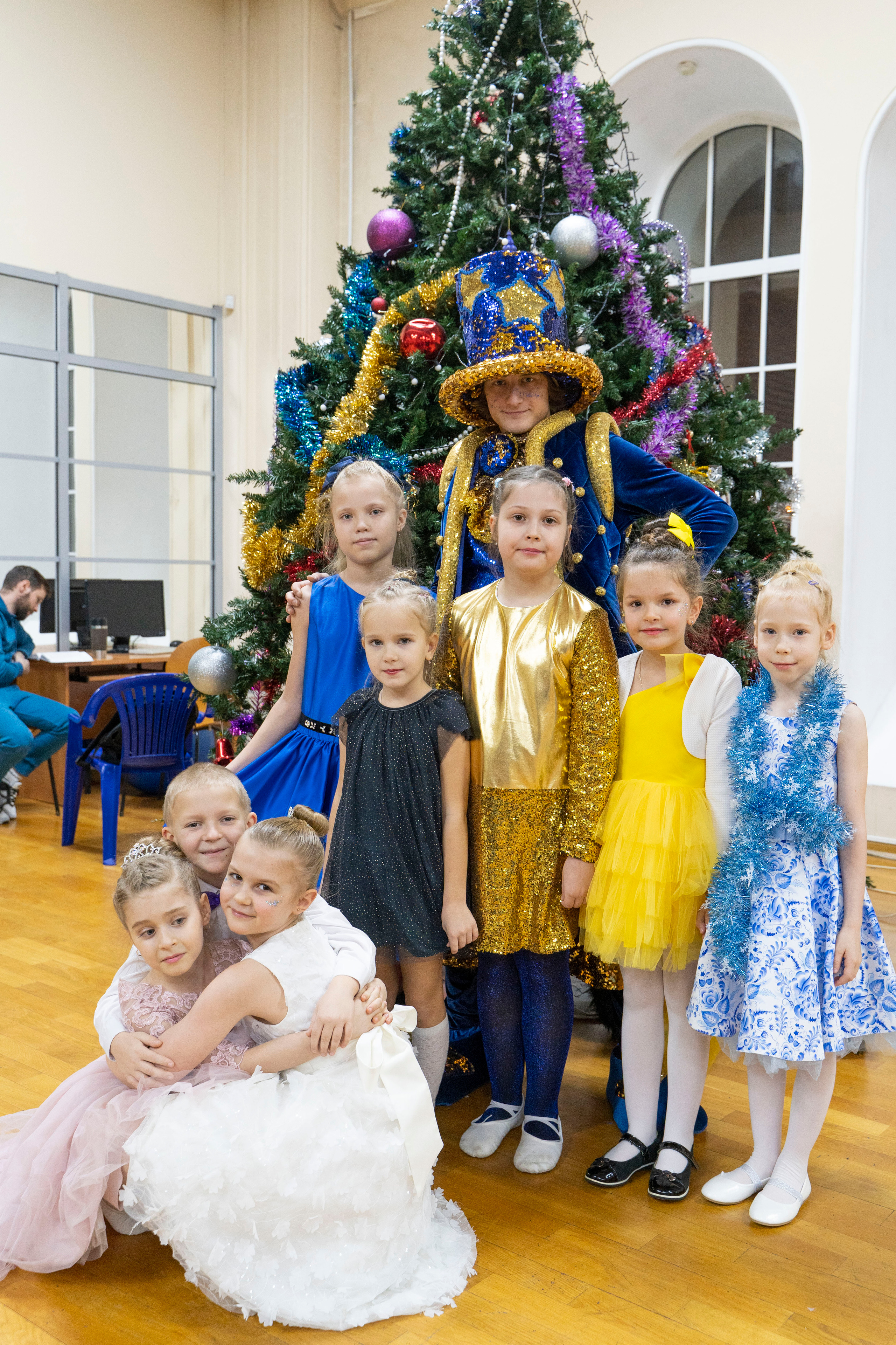 Новогодний праздник детского театра танца. Фотограф в Санкт-Петербурге, фотодни в СПБ