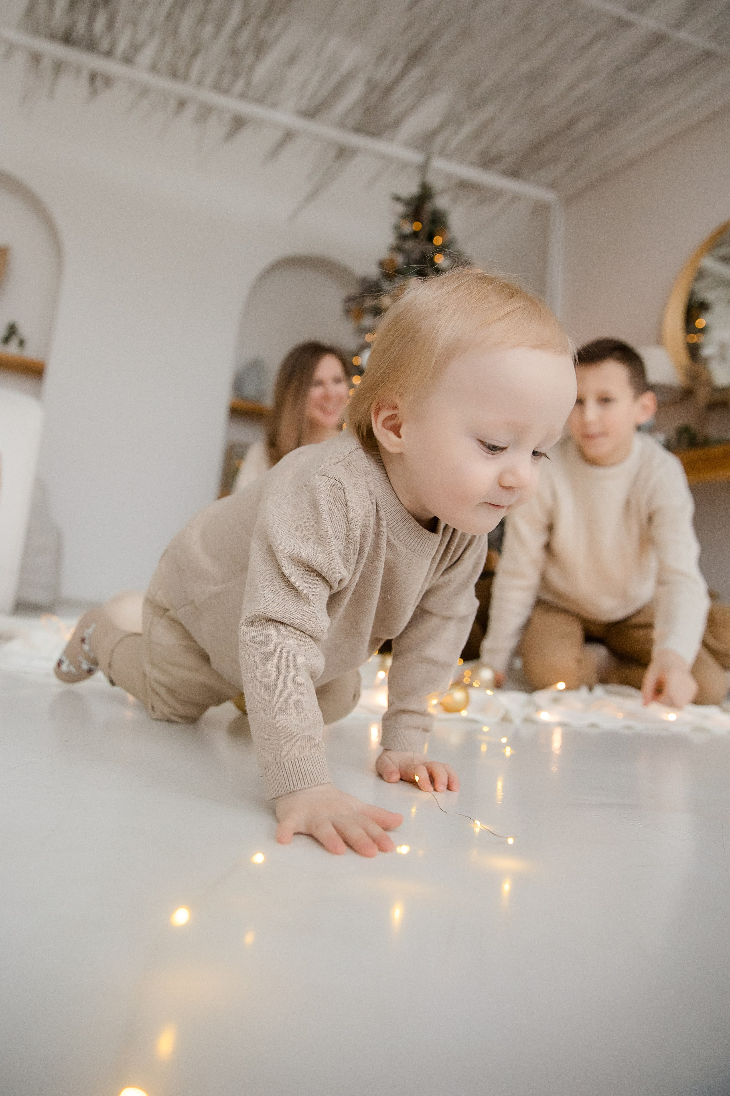 Нескучная новогодняя фотосессия — приношу весь инвентарь с собой. Семейный и детский фотограф в Москве Вера Ускова