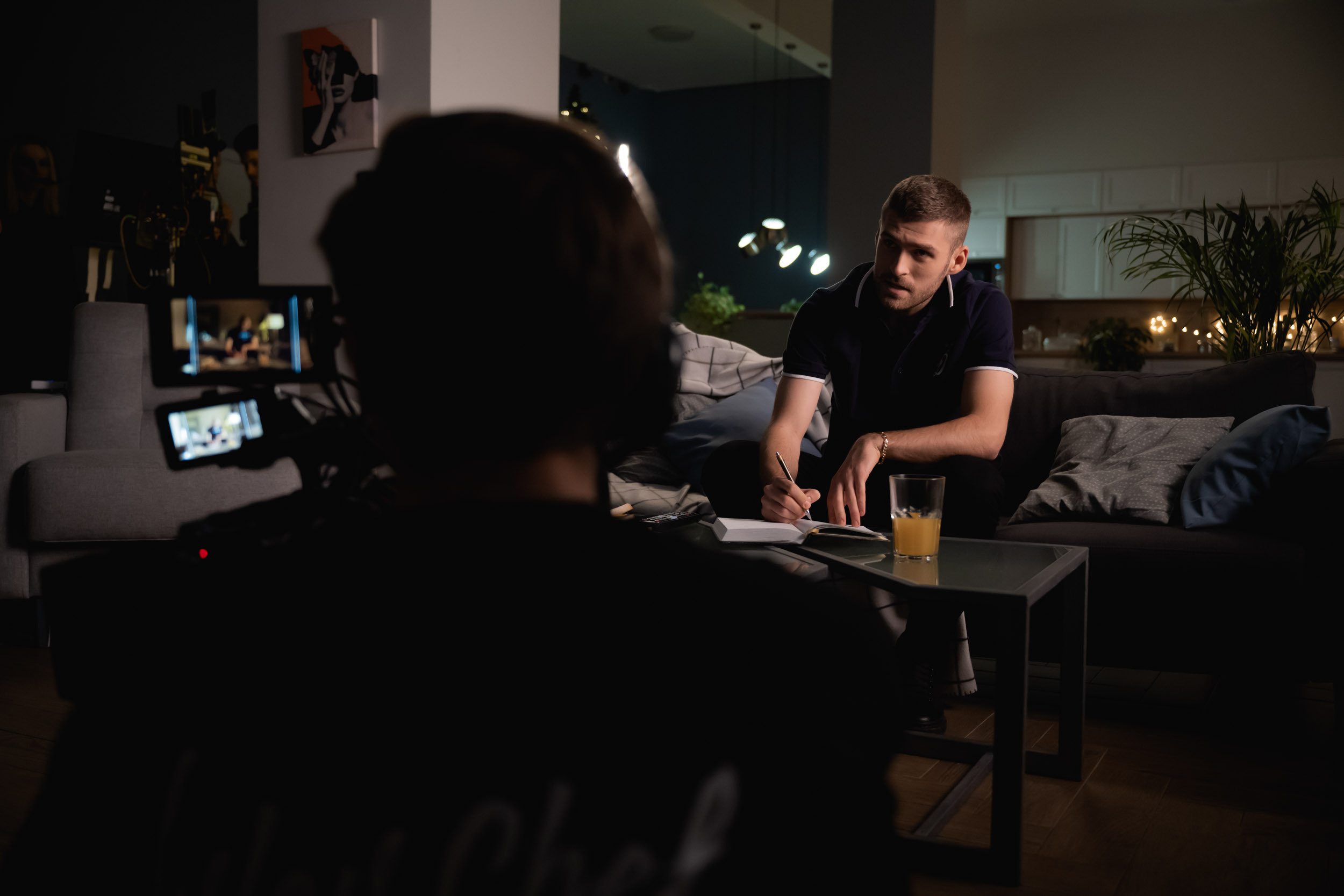 The backstage of the Dynamo New Year’s video, 2022. Фотограф Кирилл Сафонов