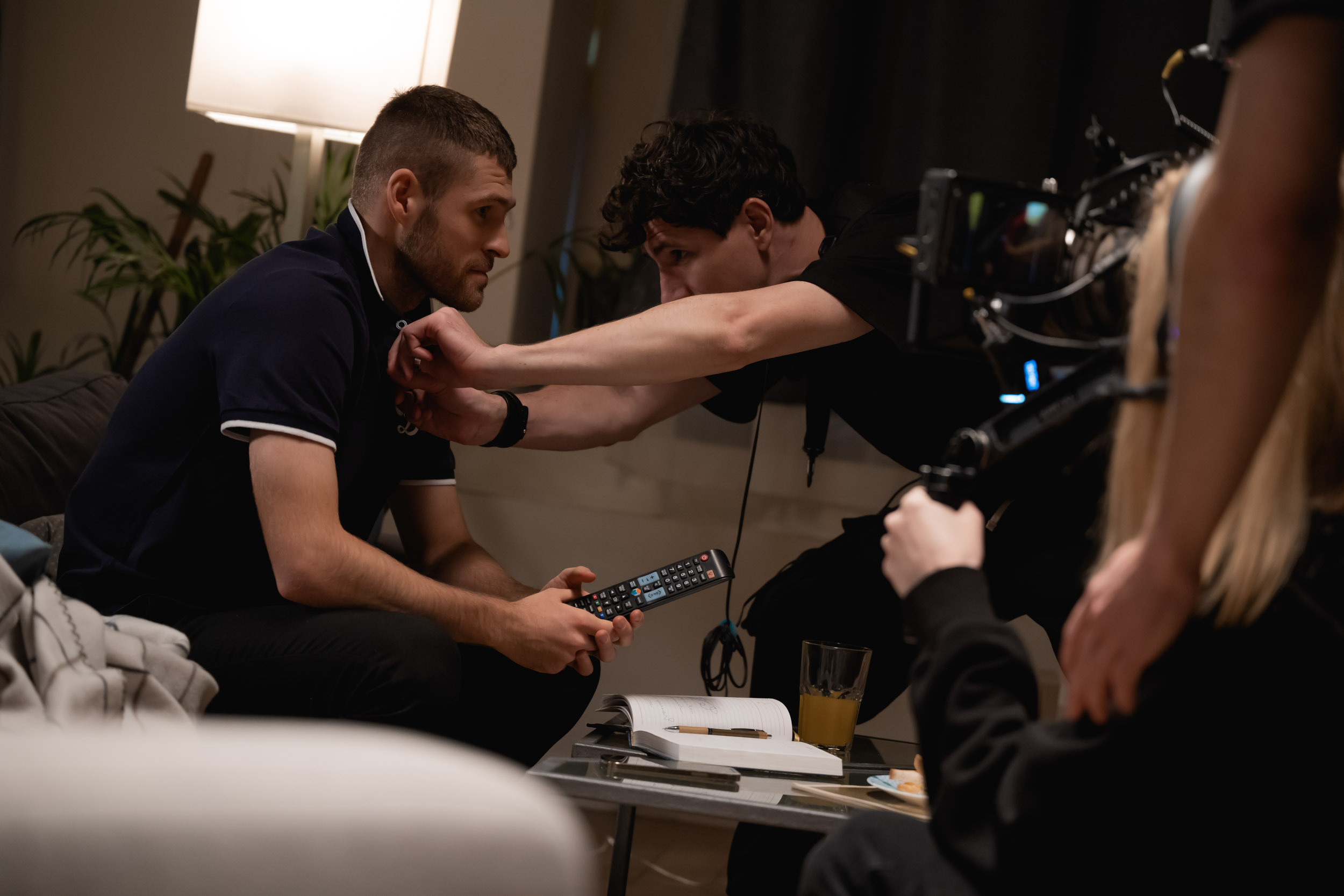 The backstage of the Dynamo New Year’s video, 2022. Фотограф Кирилл Сафонов