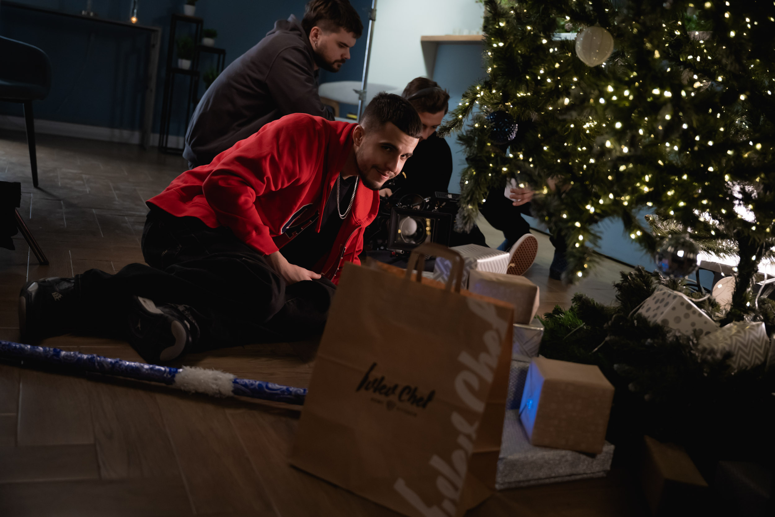 The backstage of the Dynamo New Year’s video, 2022. Фотограф Кирилл Сафонов