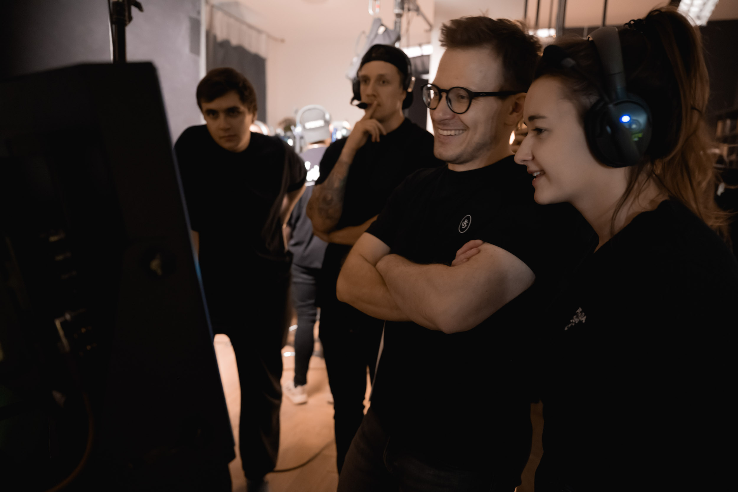 The backstage of the Dynamo New Year’s video, 2022. Фотограф Кирилл Сафонов