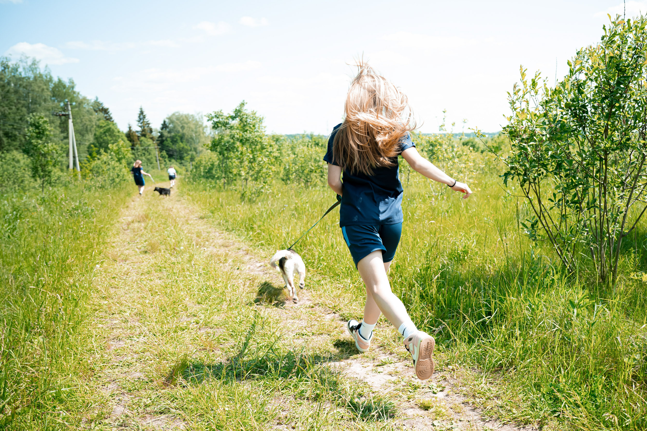 Dynamo women’s football team’s trip to the homeless animal shelter, 06/15/2023. Фотограф Кирилл Сафонов