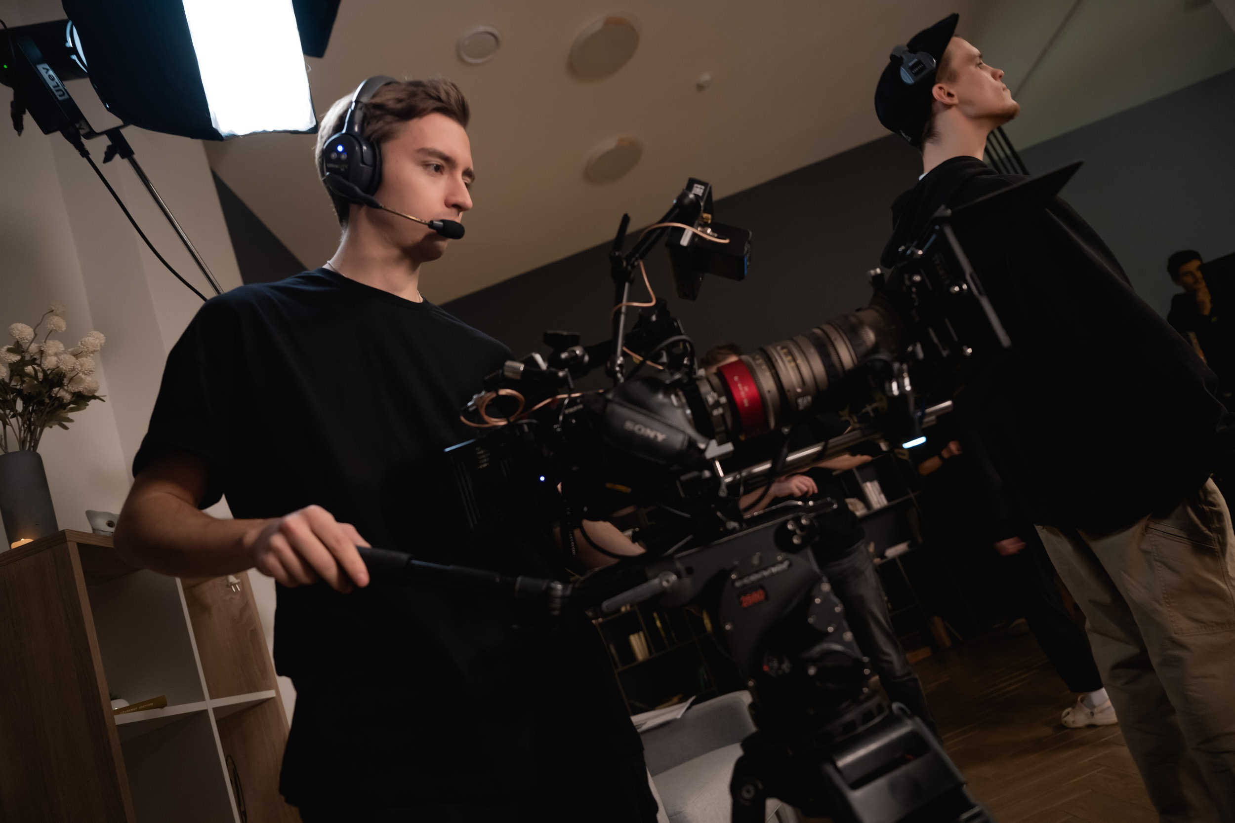 The backstage of the Dynamo New Year’s video, 2022. Фотограф Кирилл Сафонов