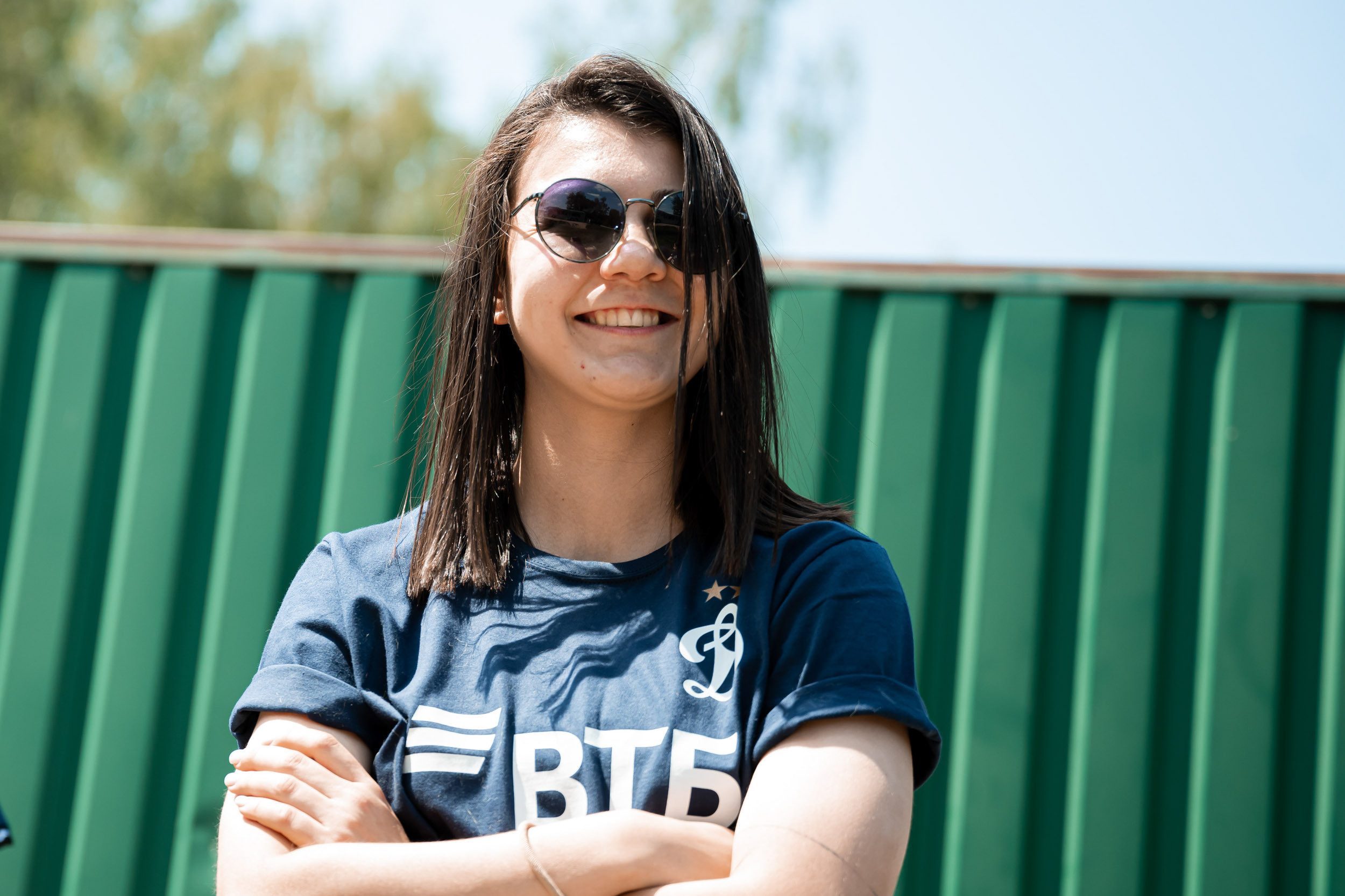 Dynamo women’s football team’s trip to the homeless animal shelter, 06/15/2023. Фотограф Кирилл Сафонов