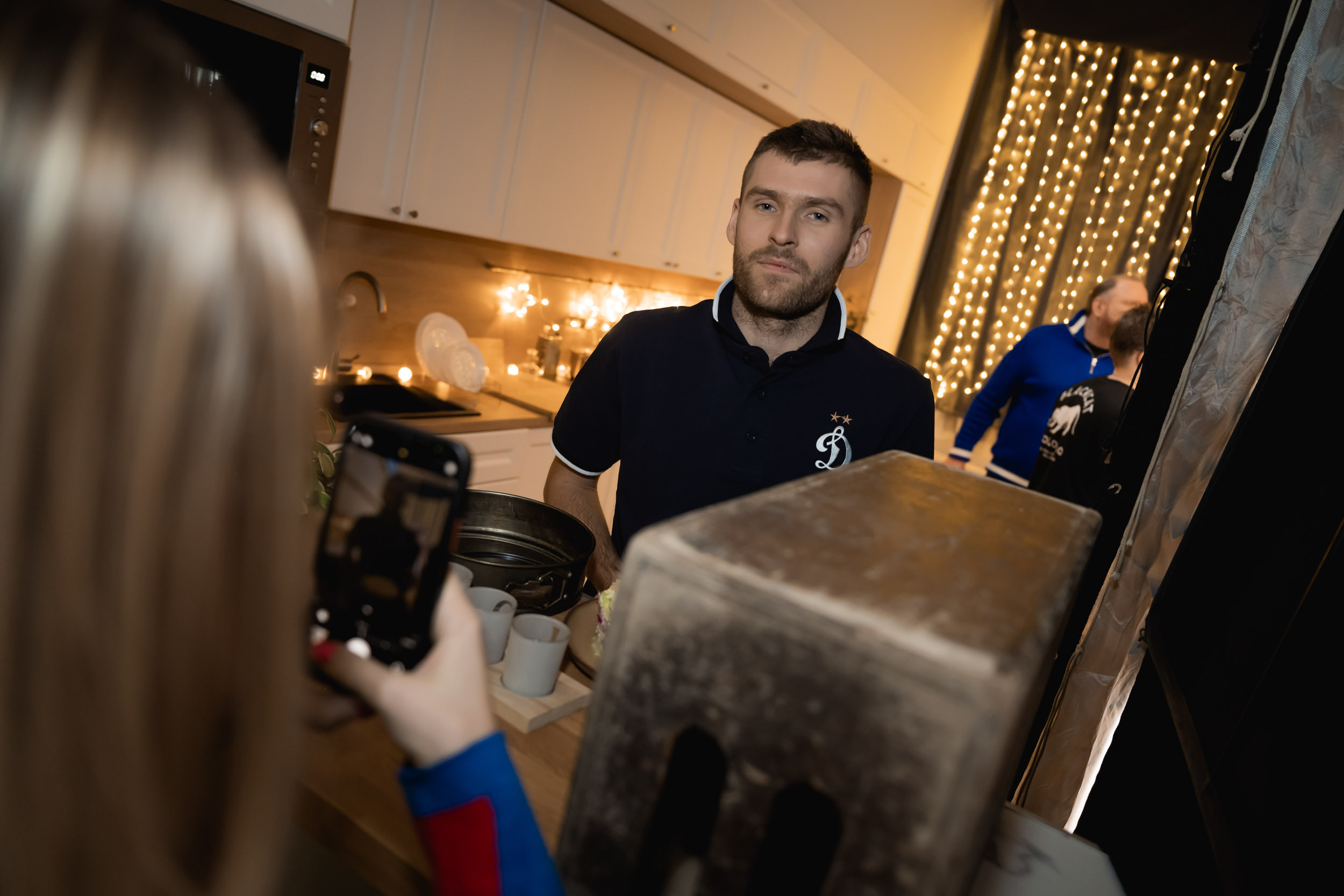 The backstage of the Dynamo New Year’s video, 2022. Фотограф Кирилл Сафонов