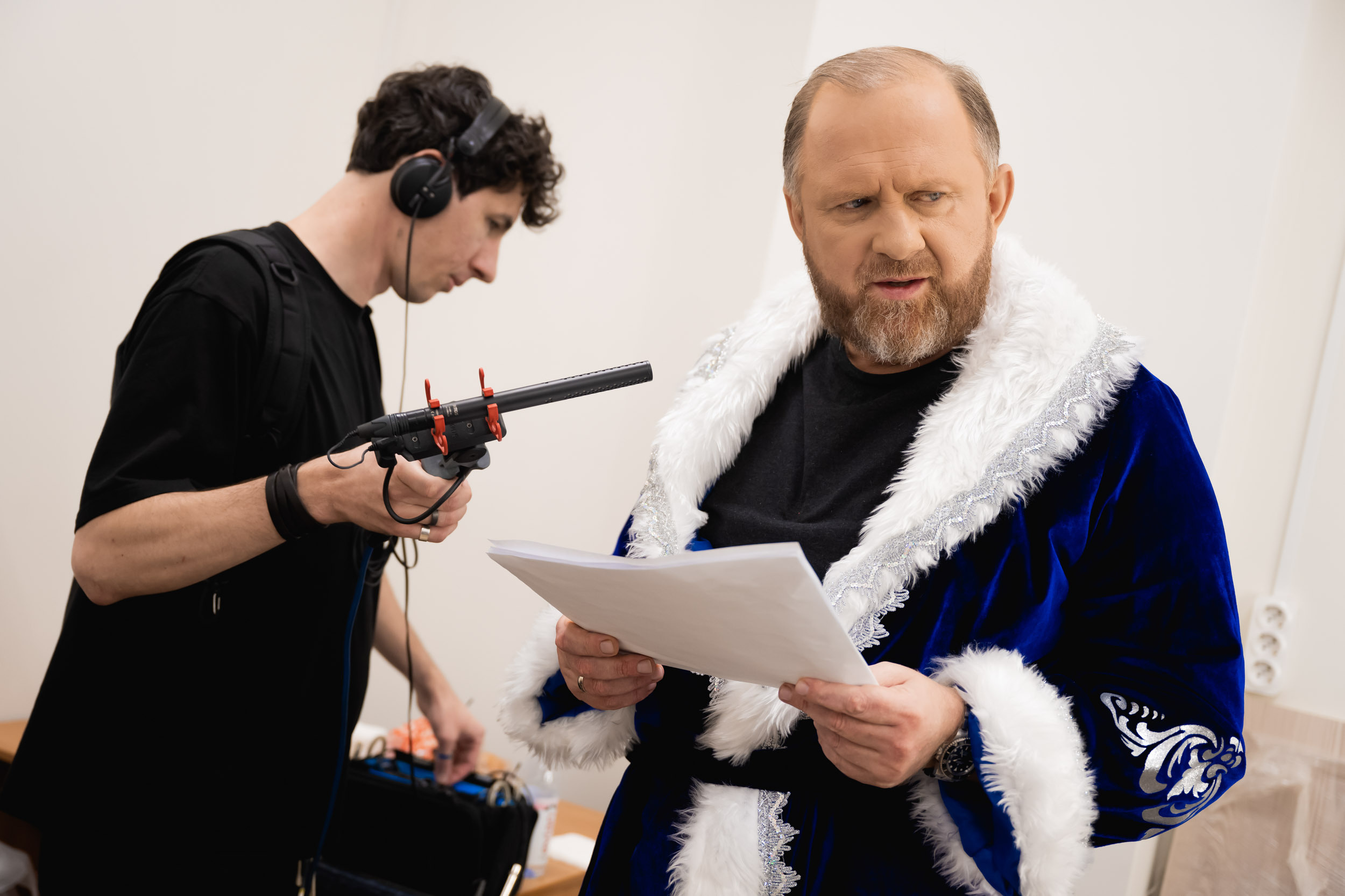 The backstage of the Dynamo New Year’s video, 2022. Фотограф Кирилл Сафонов