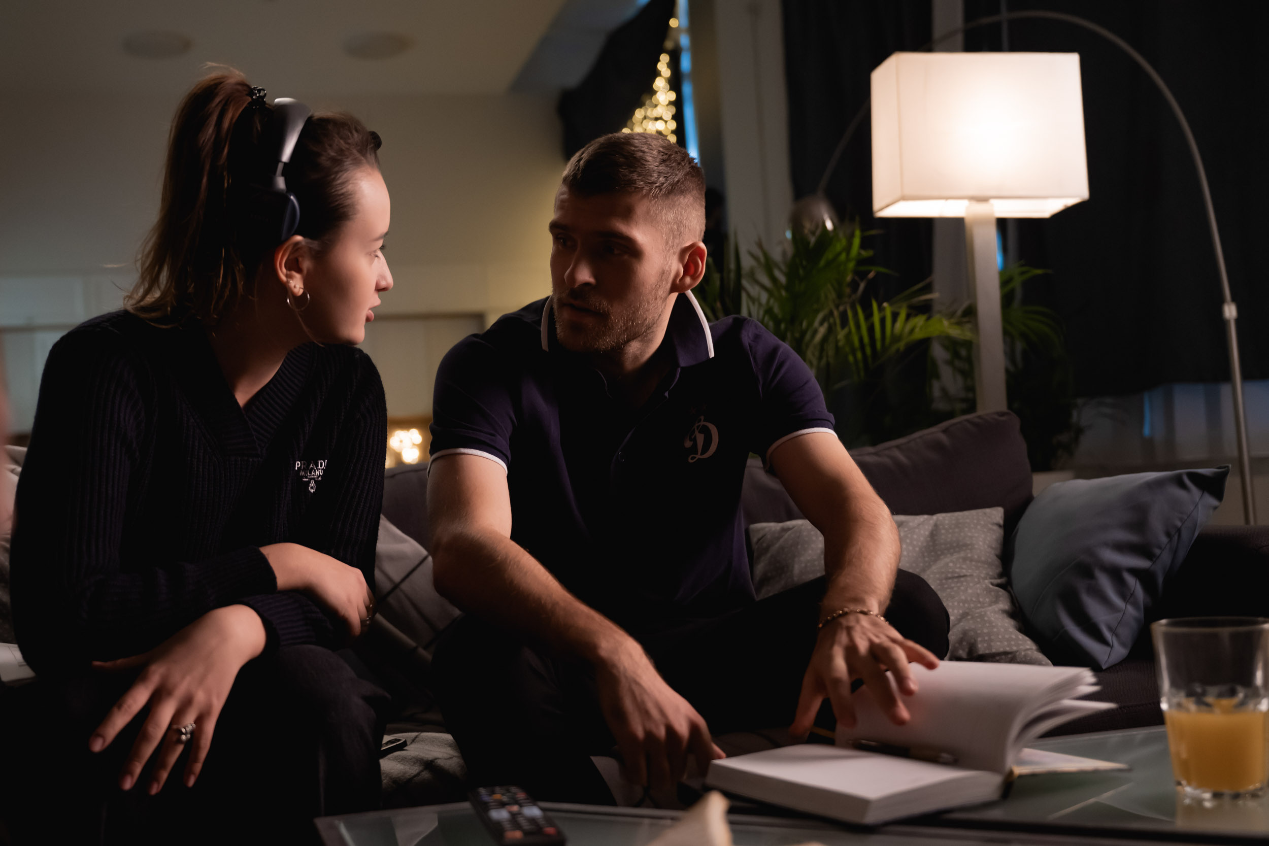 The backstage of the Dynamo New Year’s video, 2022. Фотограф Кирилл Сафонов