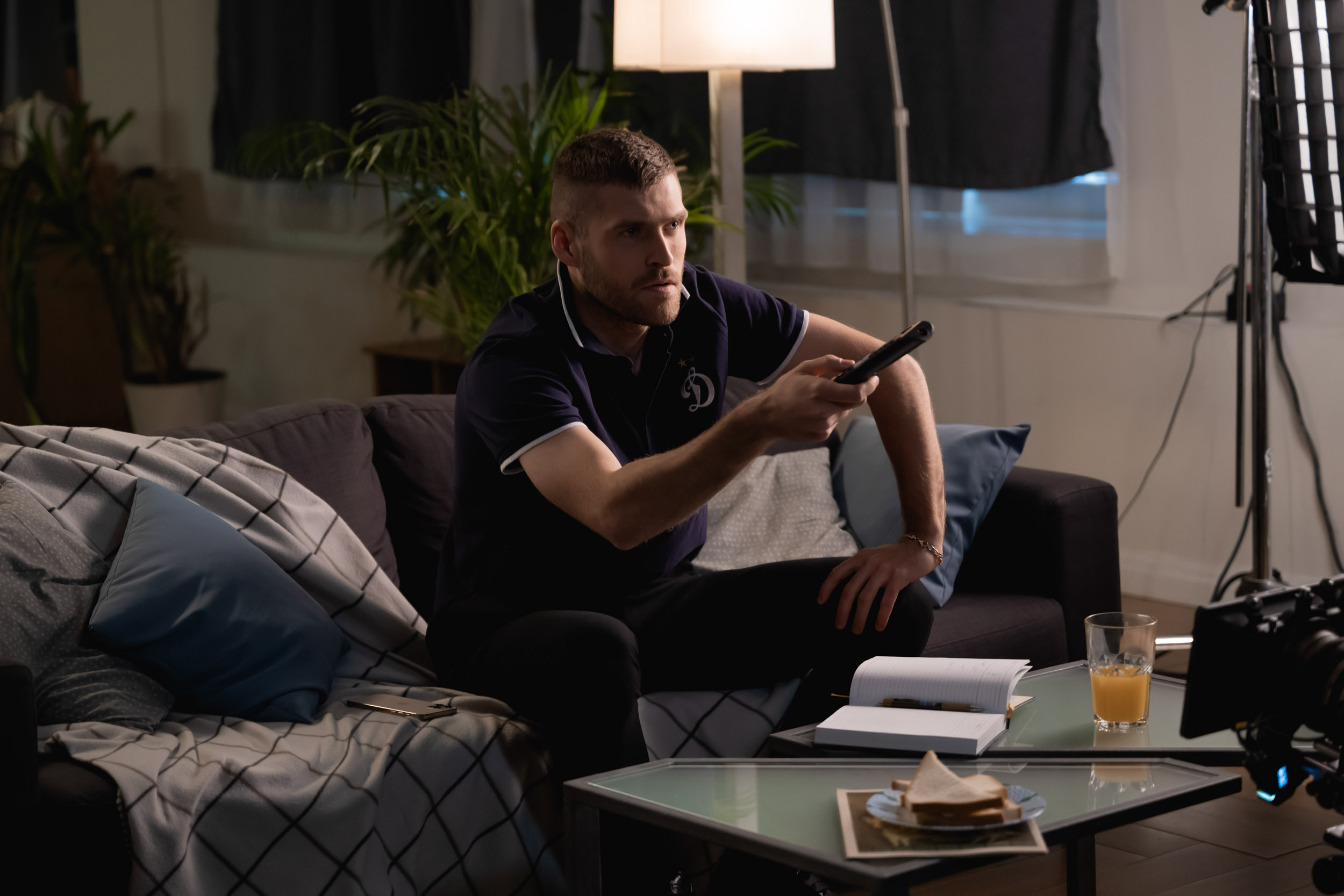 The backstage of the Dynamo New Year’s video, 2022. Фотограф Кирилл Сафонов