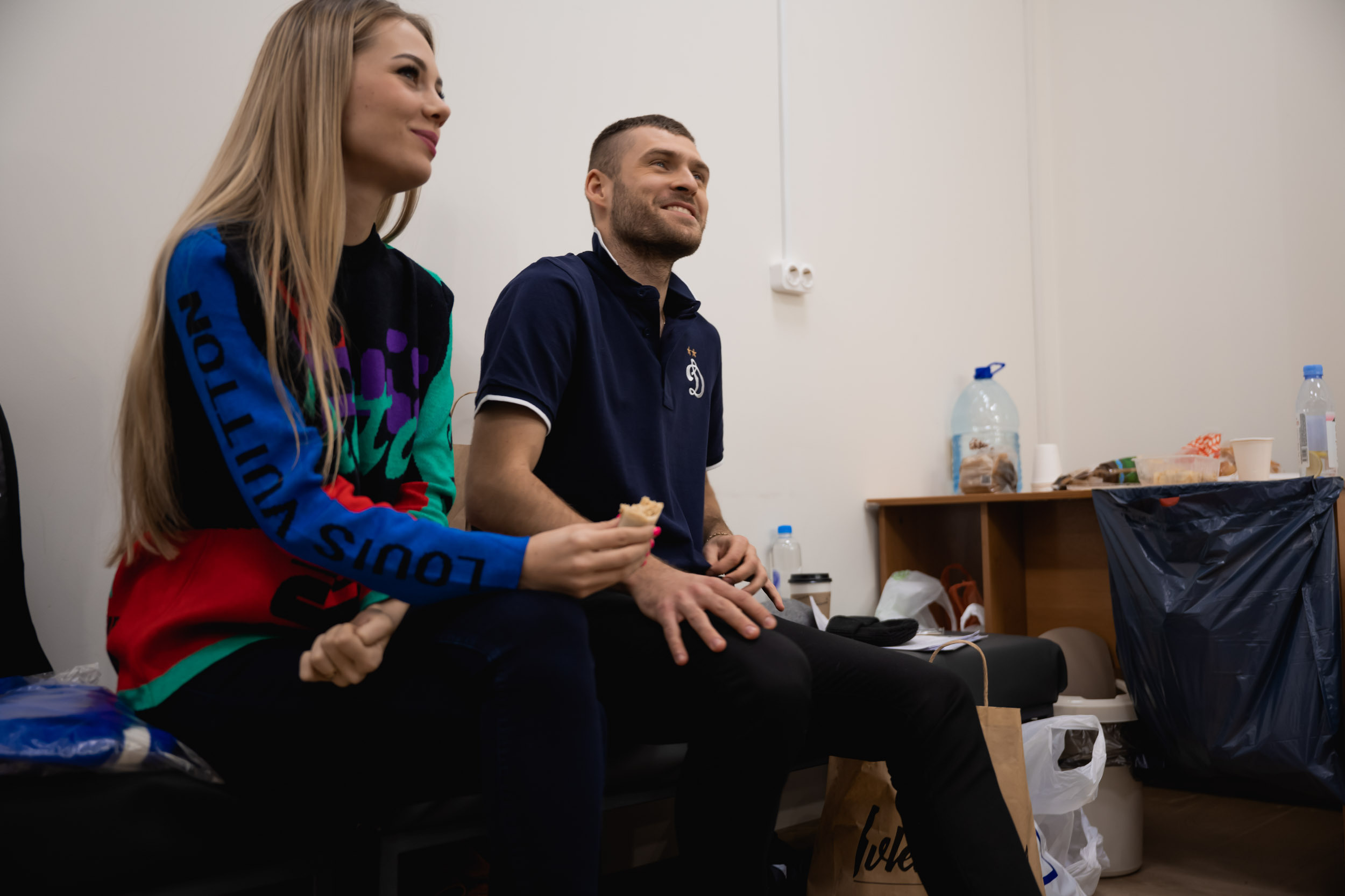 The backstage of the Dynamo New Year’s video, 2022. Фотограф Кирилл Сафонов