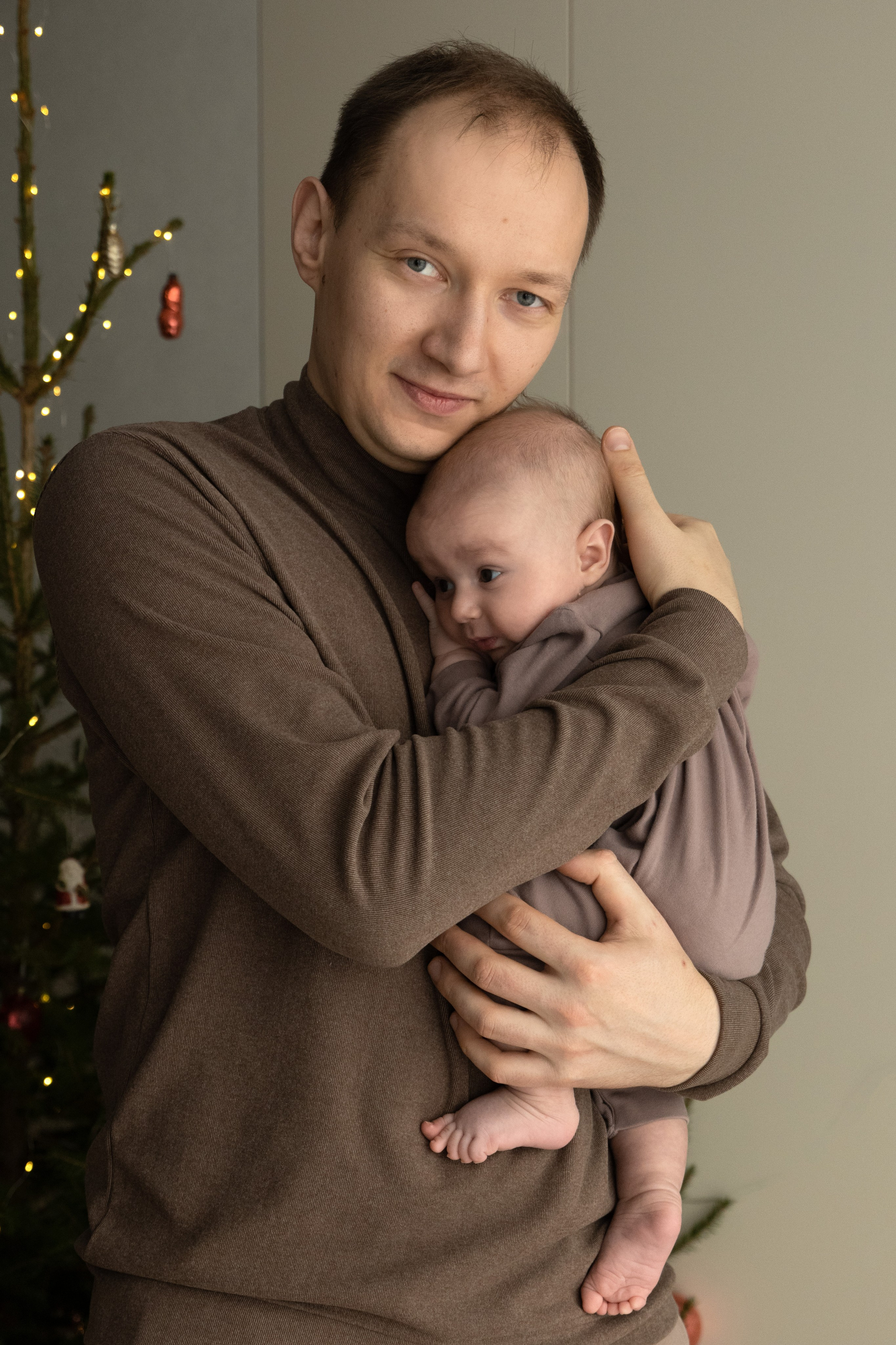 Домашняя новогодняя фотосессия с малышом. Фотограф видеограф Ольга Василевская