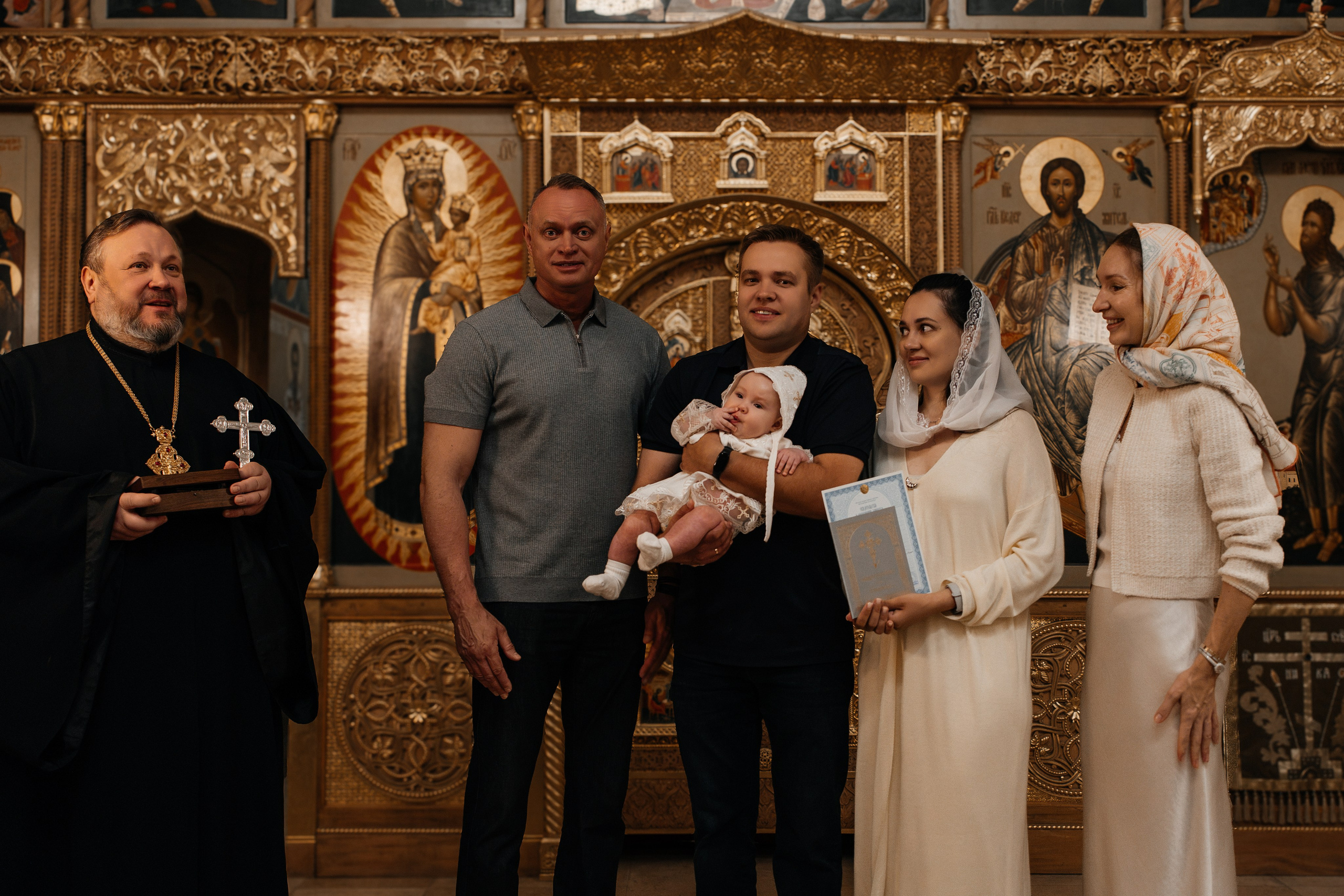 Крещение Анны. Семейный фотограф в Москве Алина Киблина