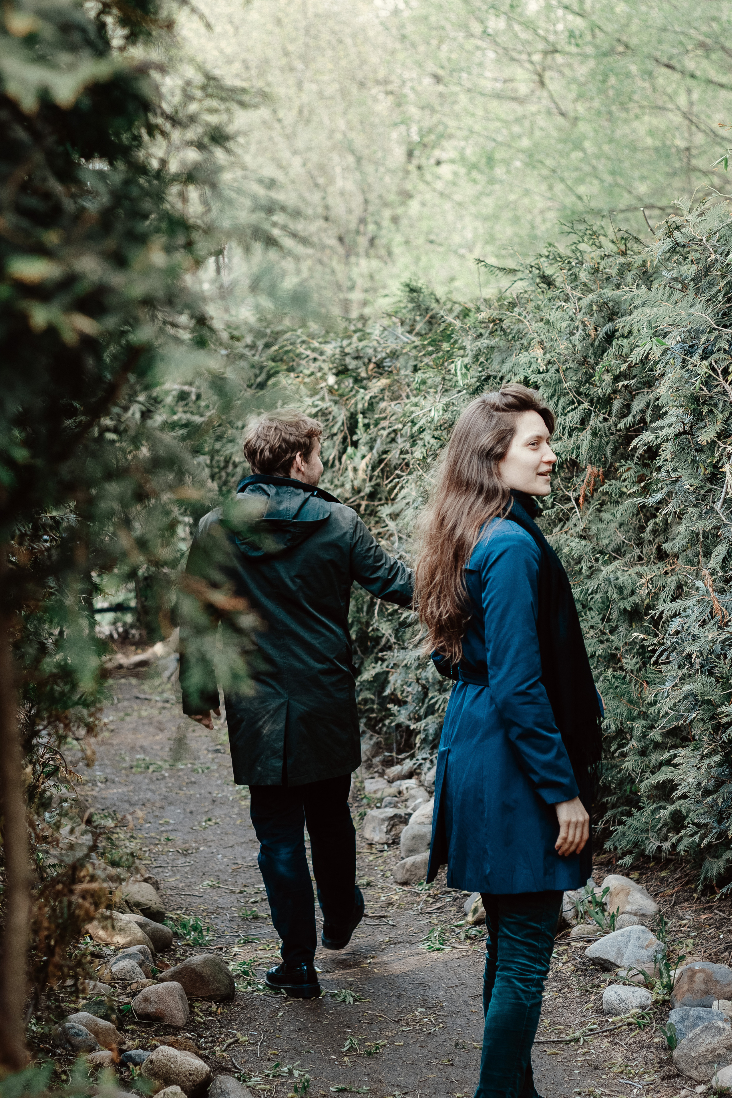 Photo session in Vorontsovsky Park with Jen and Valera in 2022. Photographer in Moscow Ira Beinar