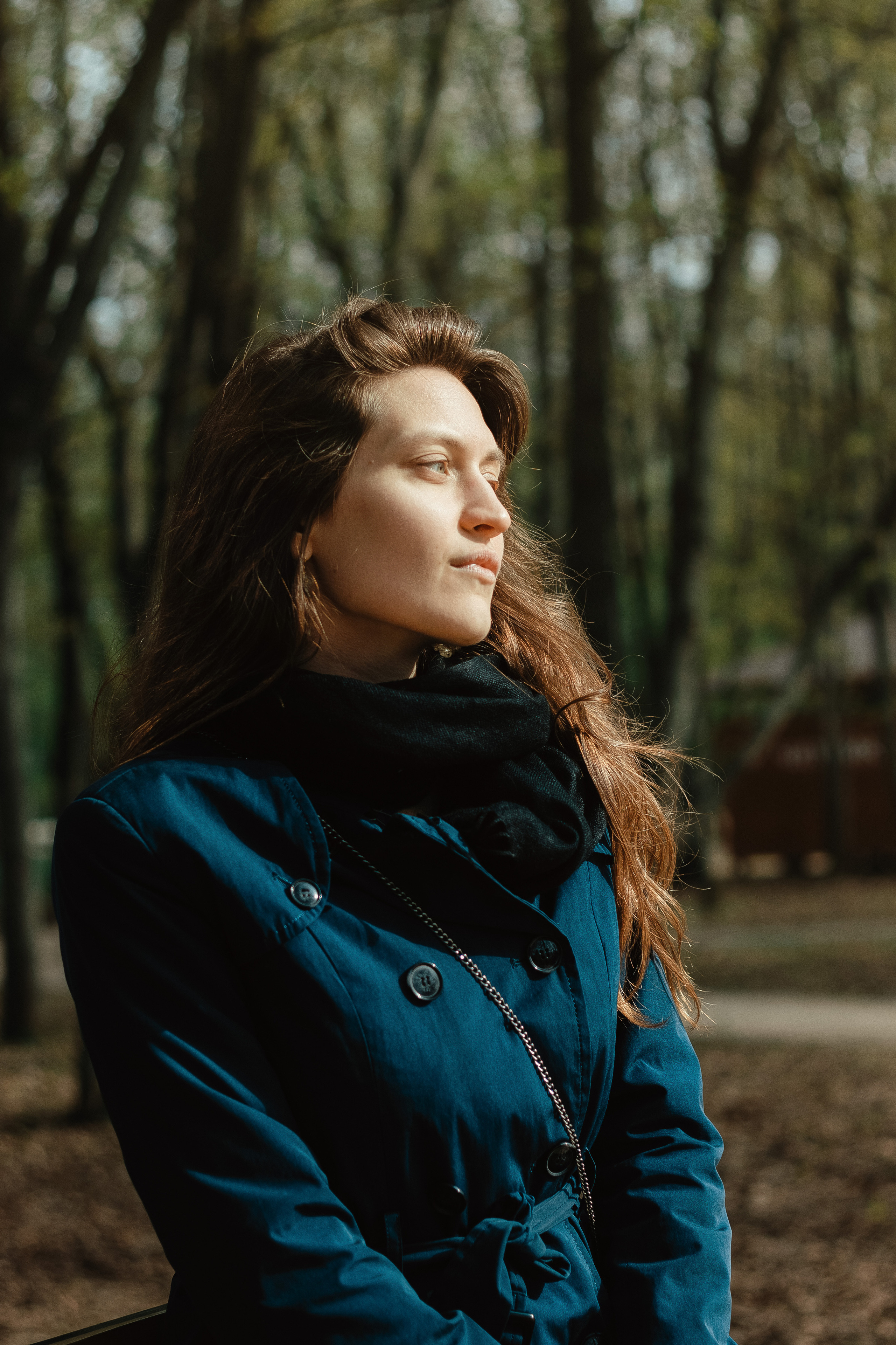 Photo session in Vorontsovsky Park with Jen and Valera in 2022. Photographer in Moscow Ira Beinar