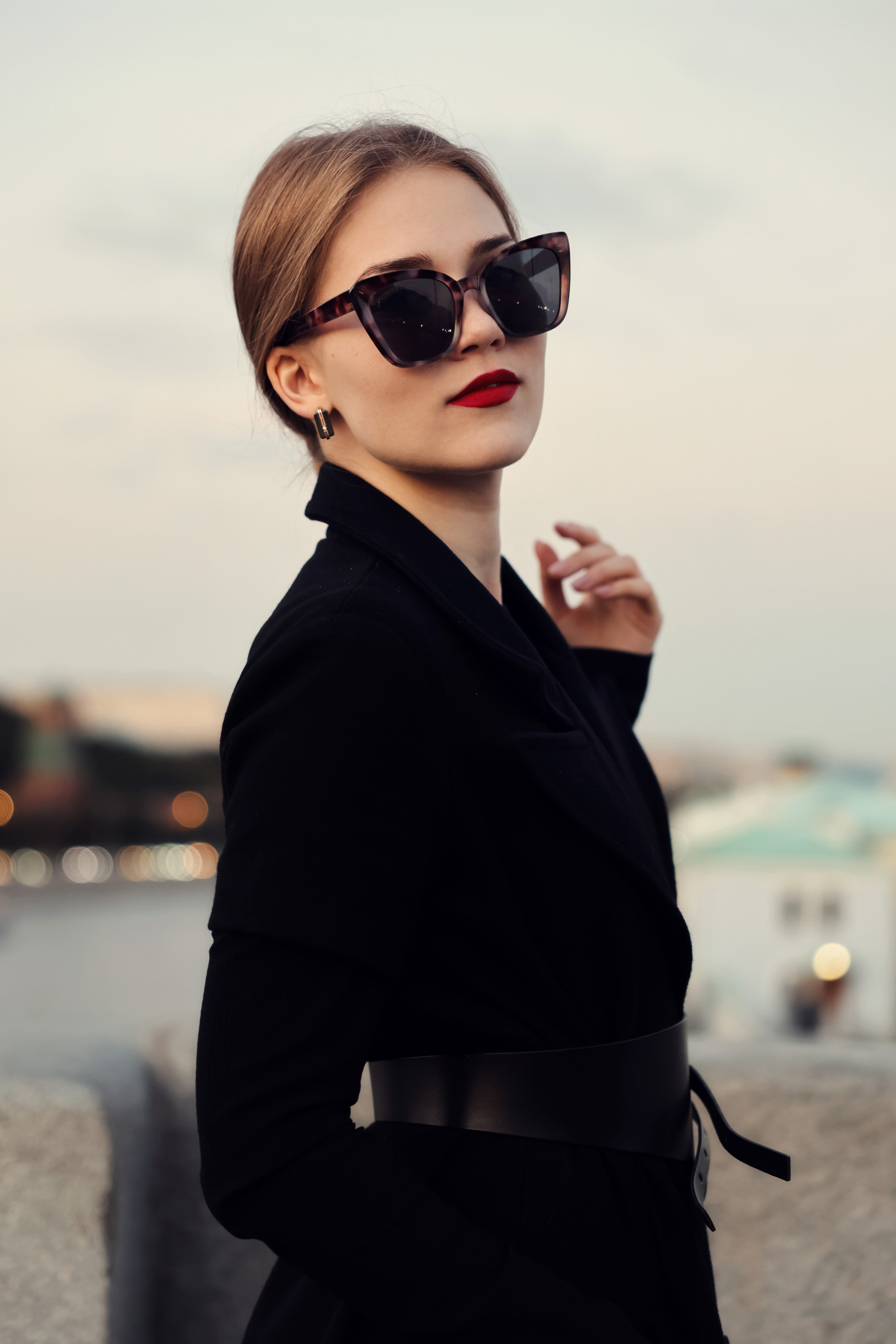 Photo shoot with Katya in Moscow against the backdrop of the Kremlin. Photographer in Moscow Ira Beinar