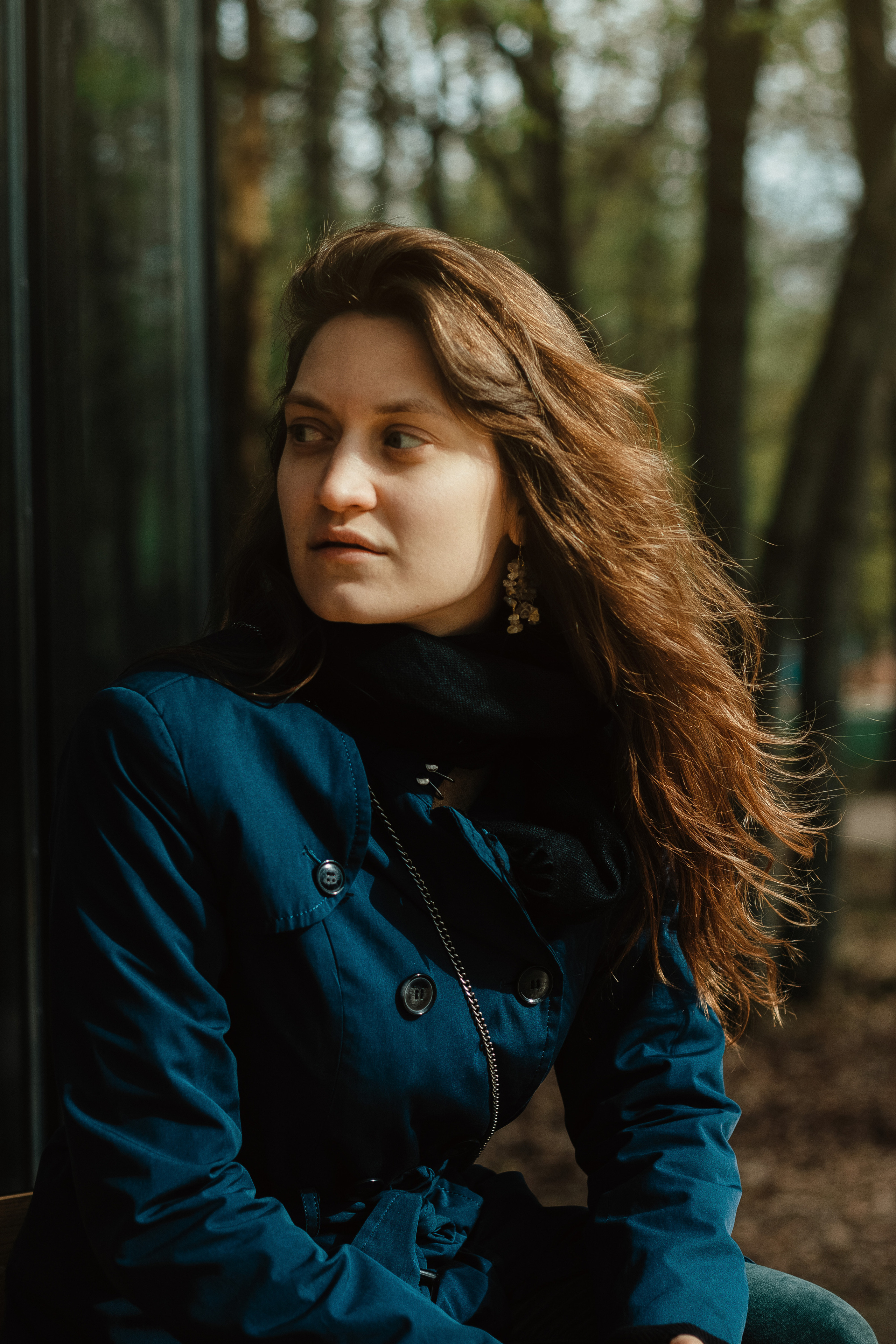 Photo session in Vorontsovsky Park with Jen and Valera in 2022. Photographer in Moscow Ira Beinar