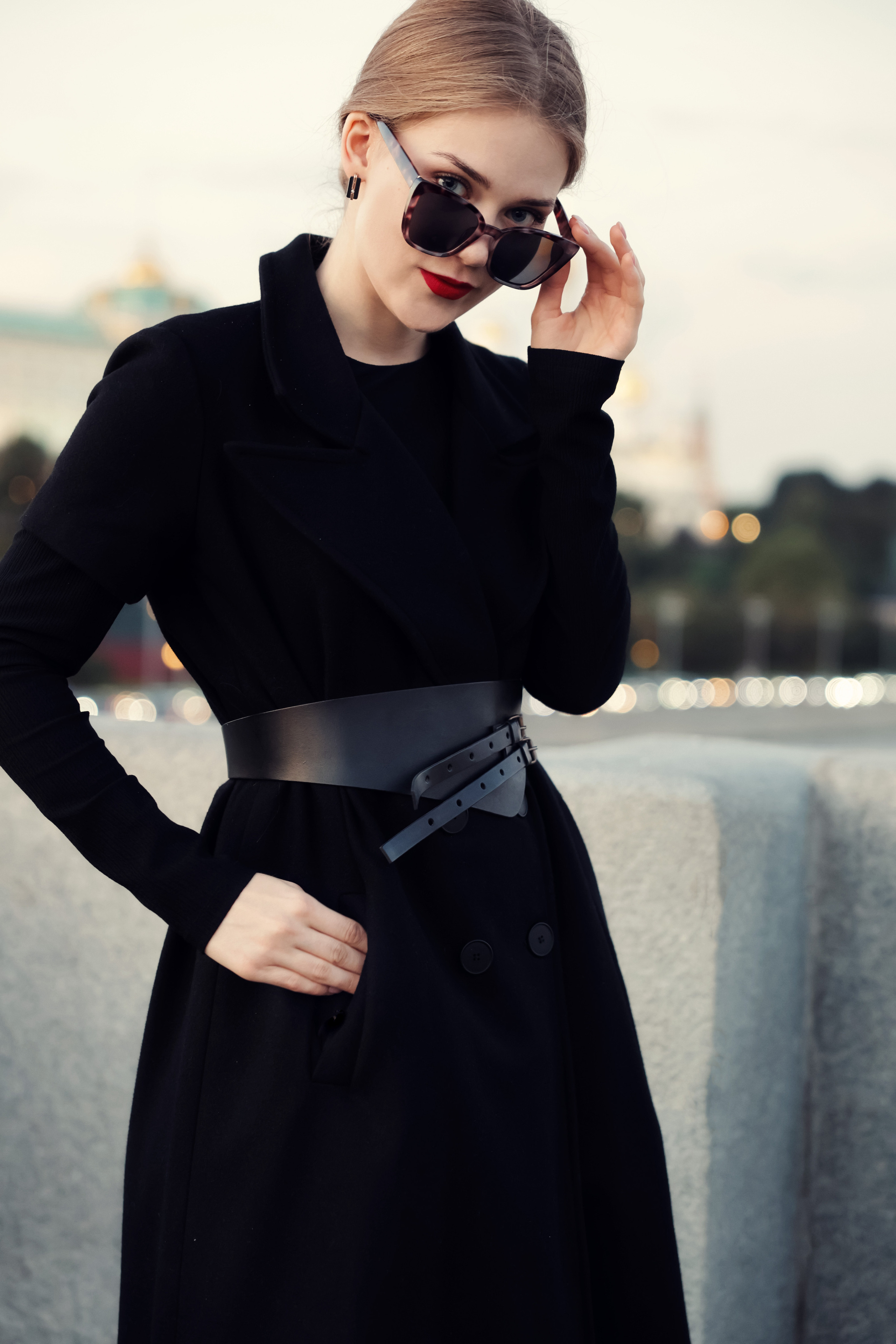 Photo shoot with Katya in Moscow against the backdrop of the Kremlin. Photographer in Moscow Ira Beinar