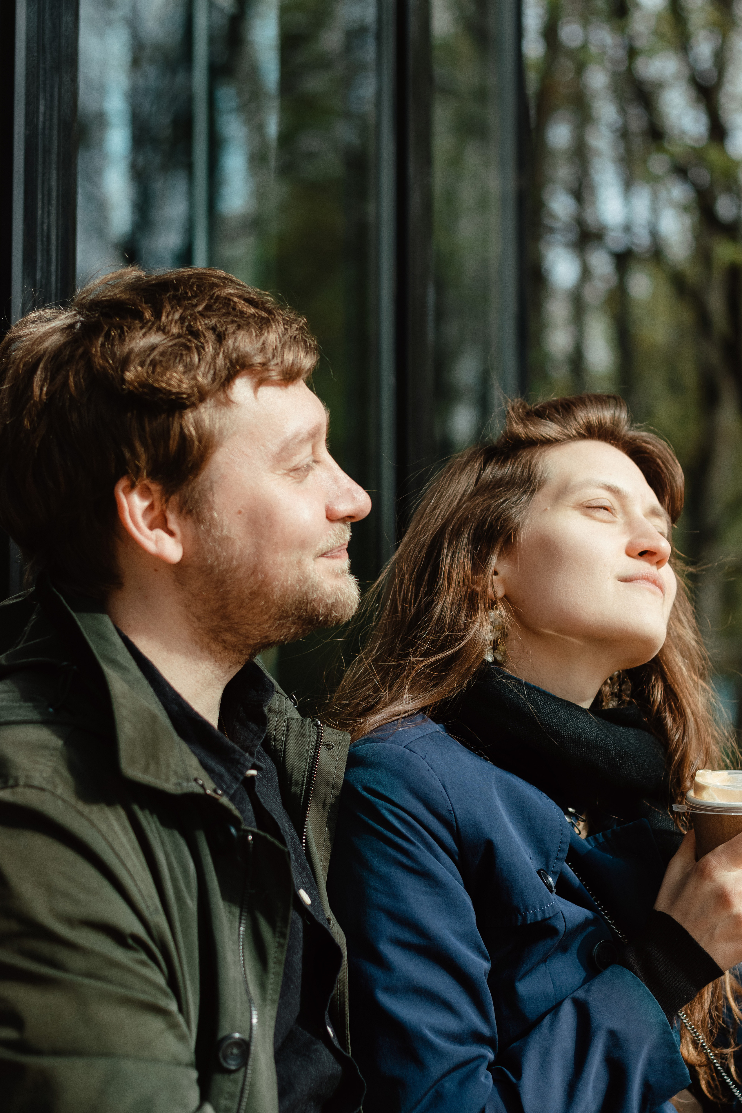 Photo session in Vorontsovsky Park with Jen and Valera in 2022. Photographer in Moscow Ira Beinar