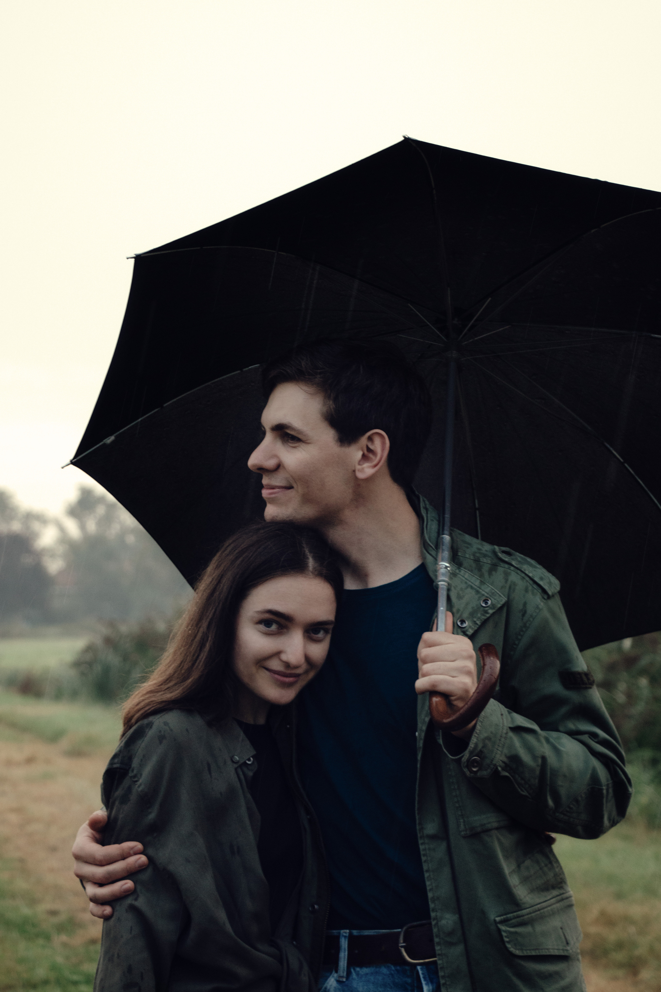 Photo session outdoors in the village with Tanya and Slava. Photographer in Moscow Ira Beinar