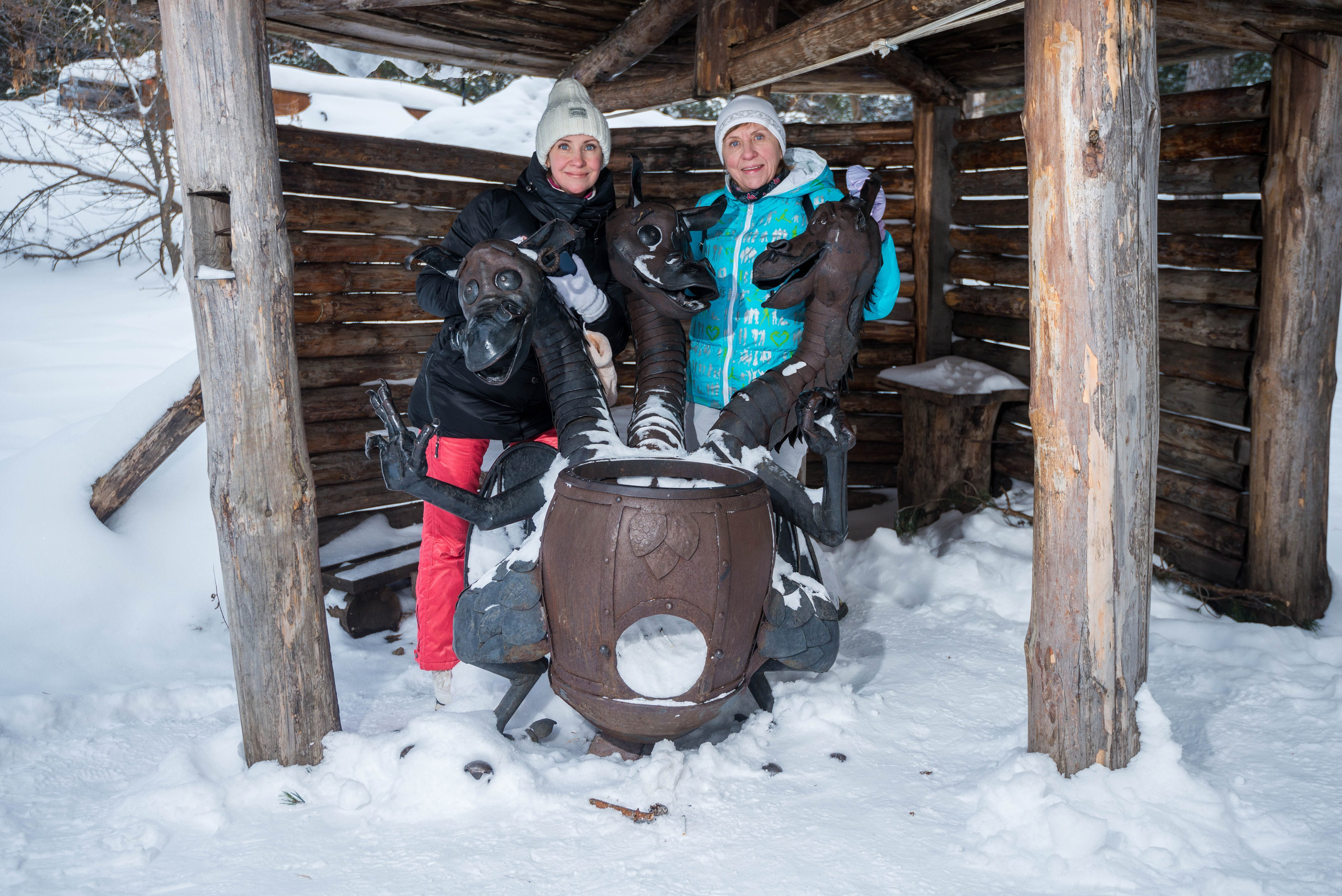 Таганай Семибратка, Парк Бажова, ледяной фонтан 06.01.2024. Свадебный фотограф на Урале Виктор Соколов