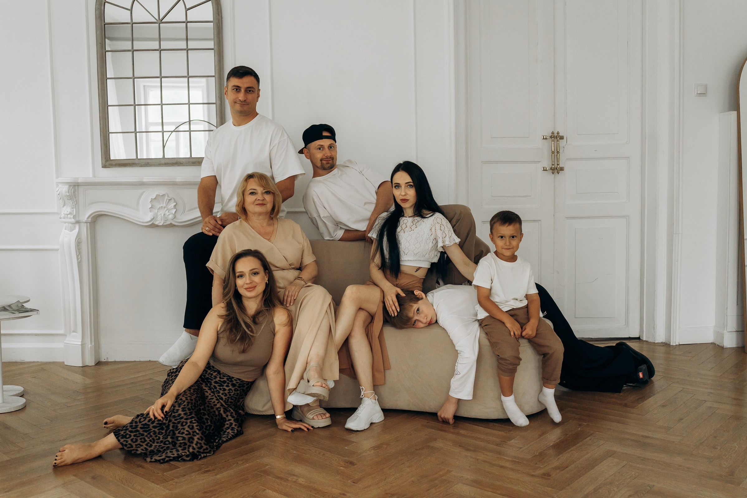 Большая семья. Семейный фотограф Тюмень Смирнова Юлия