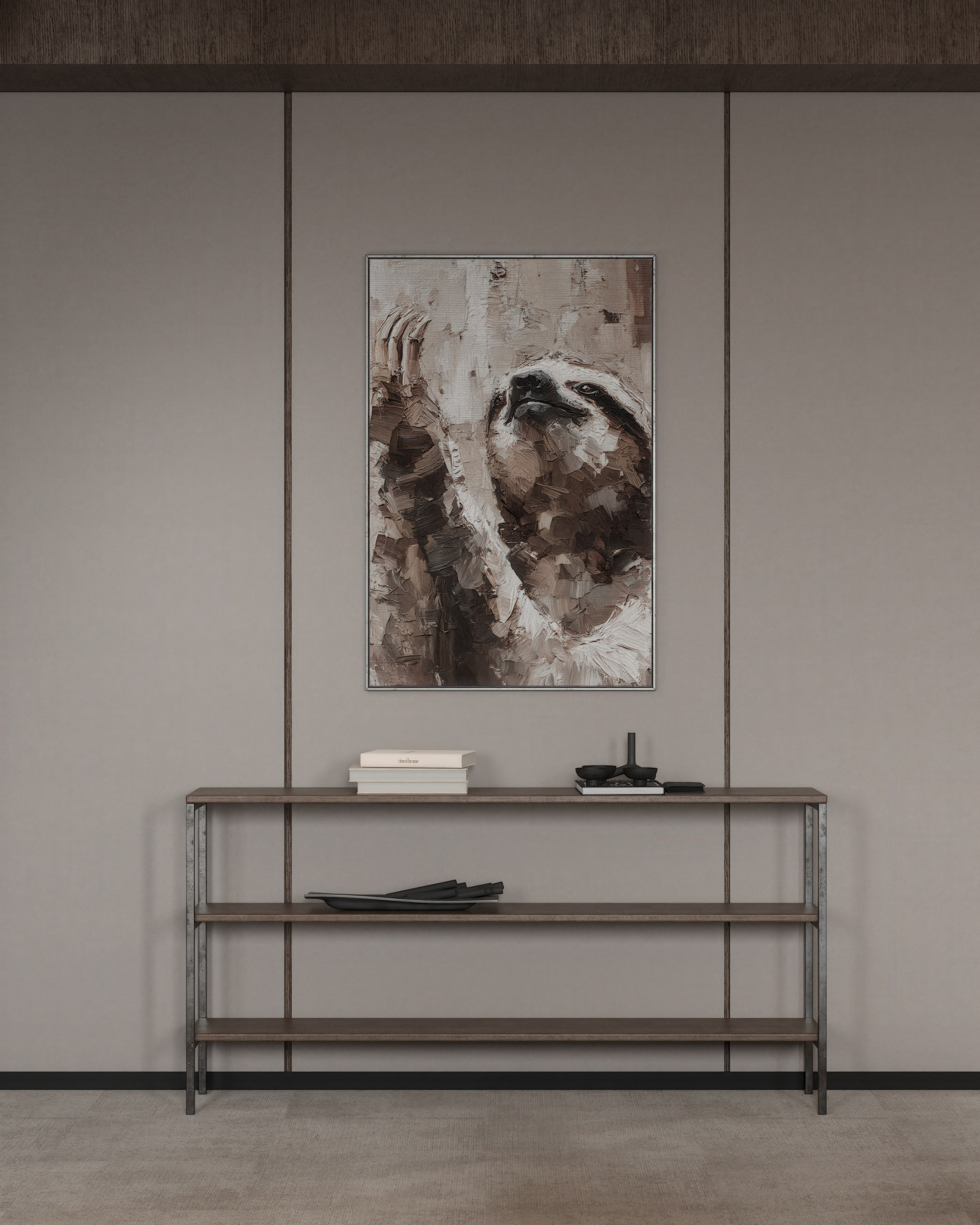 Кабинет руководителя и переговорная № 1. 3D визуализация интерьера и архитектурной среды