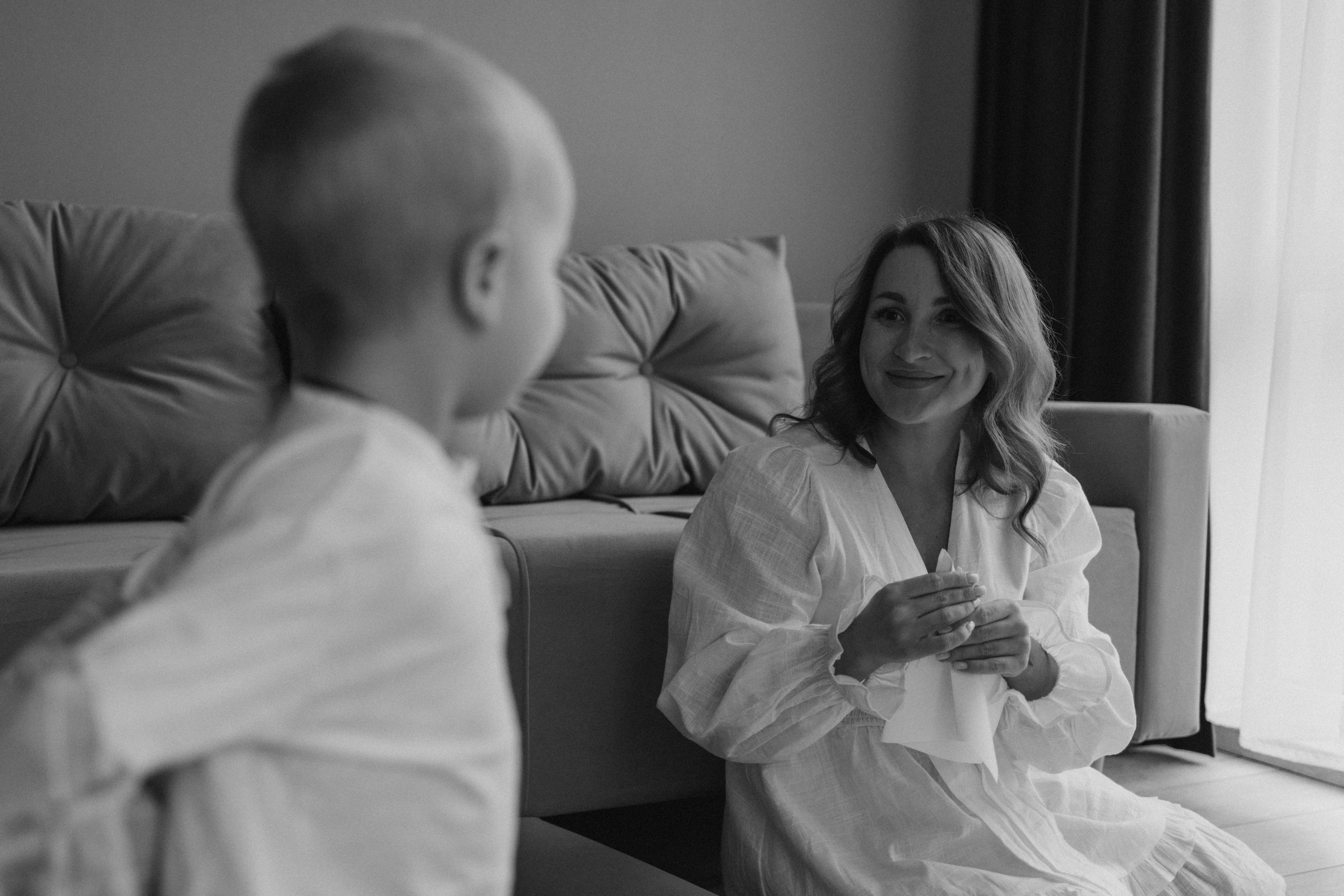 Семейное утро в объятиях. Семейный и женский фотограф в Москве Коновалова Олеся