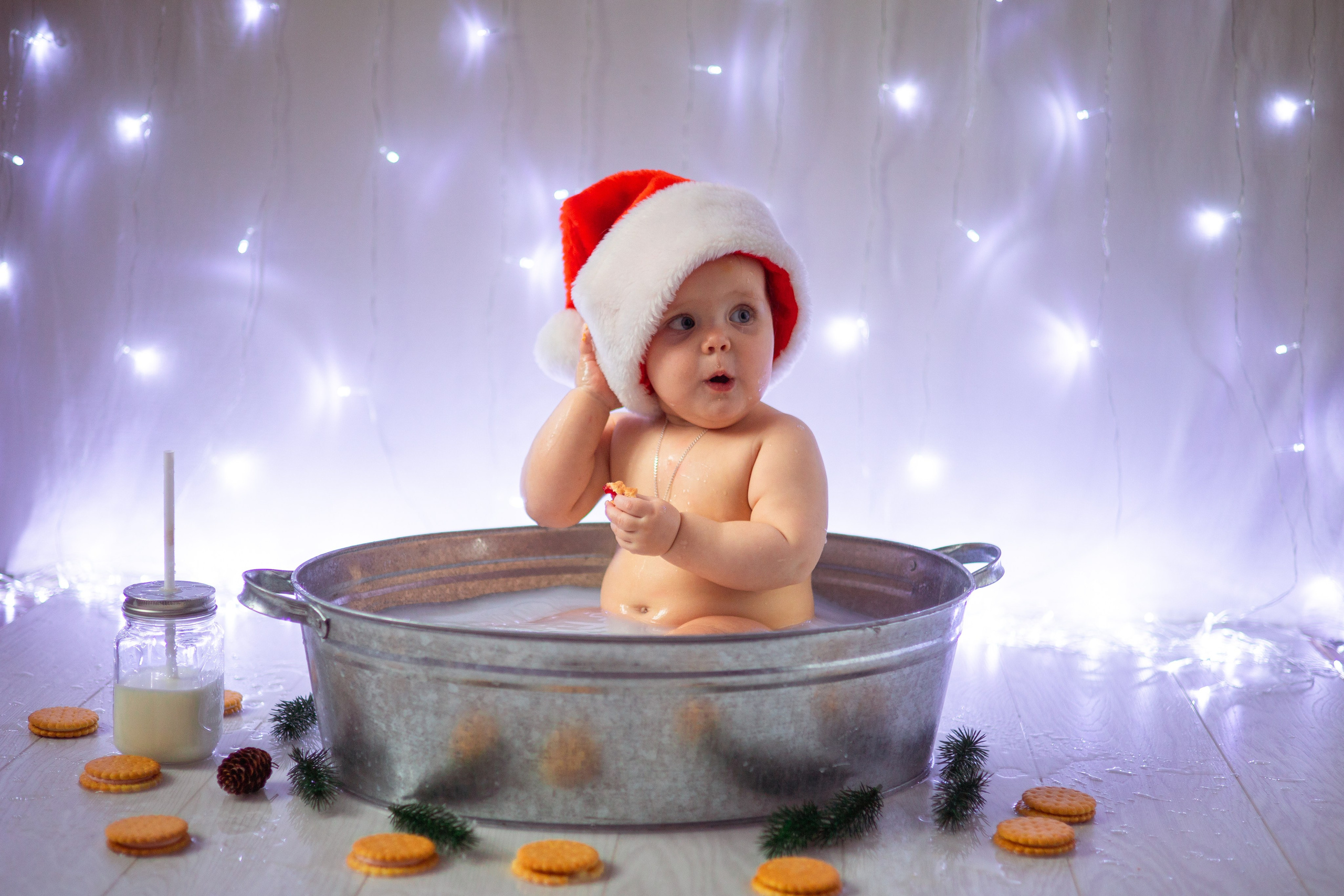 Соня Рождественская ванна. Семейный и детский фотограф в Михайловке Татьяна Лестьева