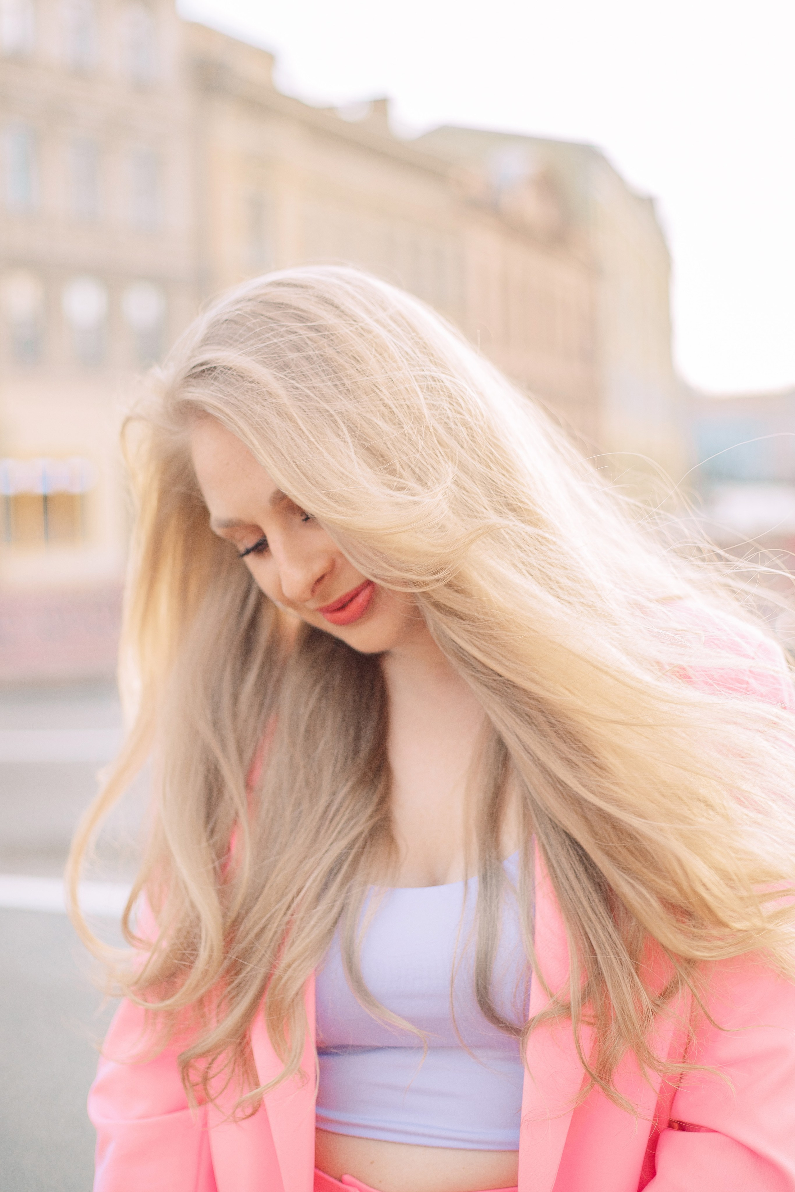 Городская фотопрогулка с букетом Сирени. Фотограф в Санкт-Петербурге, Анна Скворцова