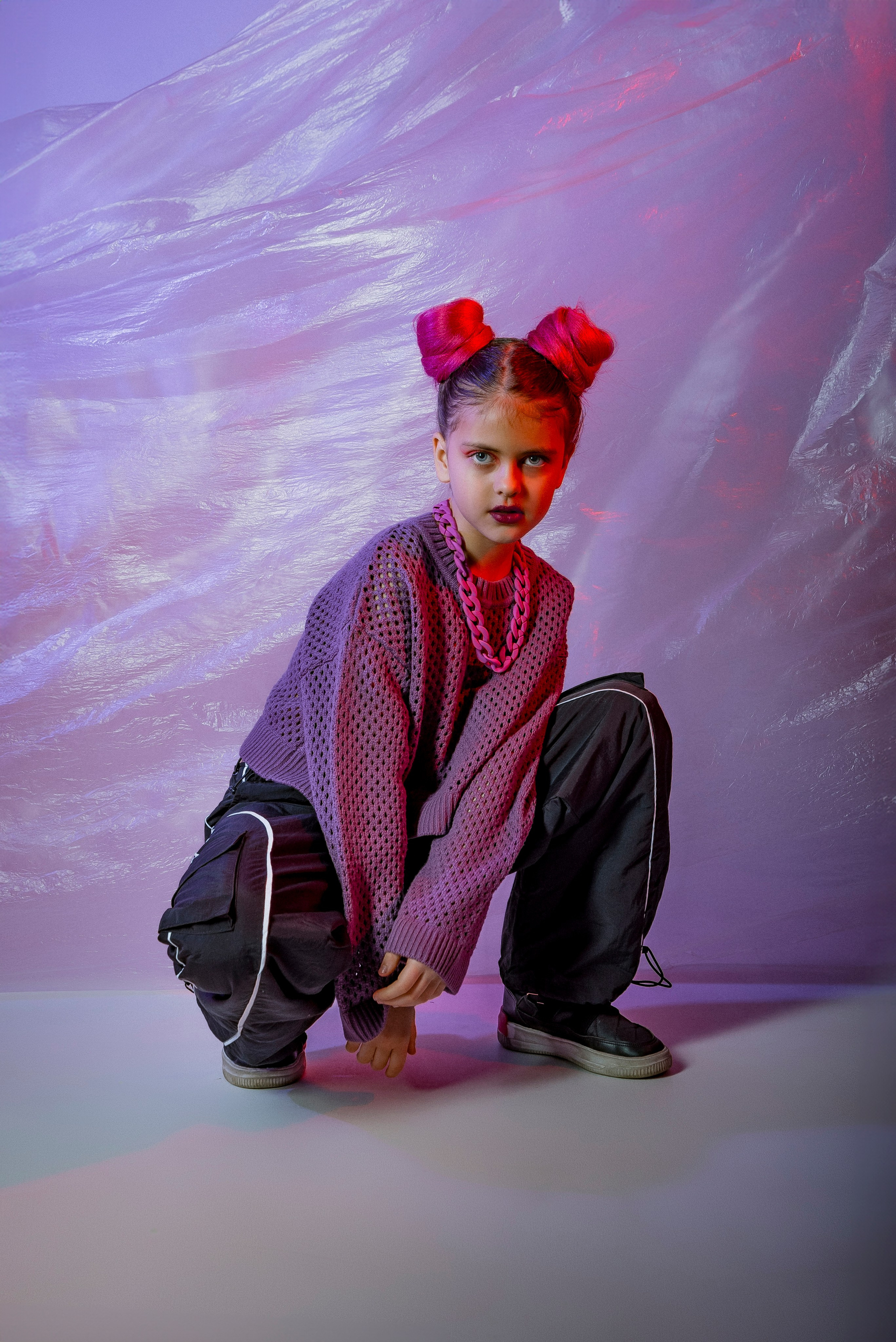 неоновая фотосессия в студии в сочи