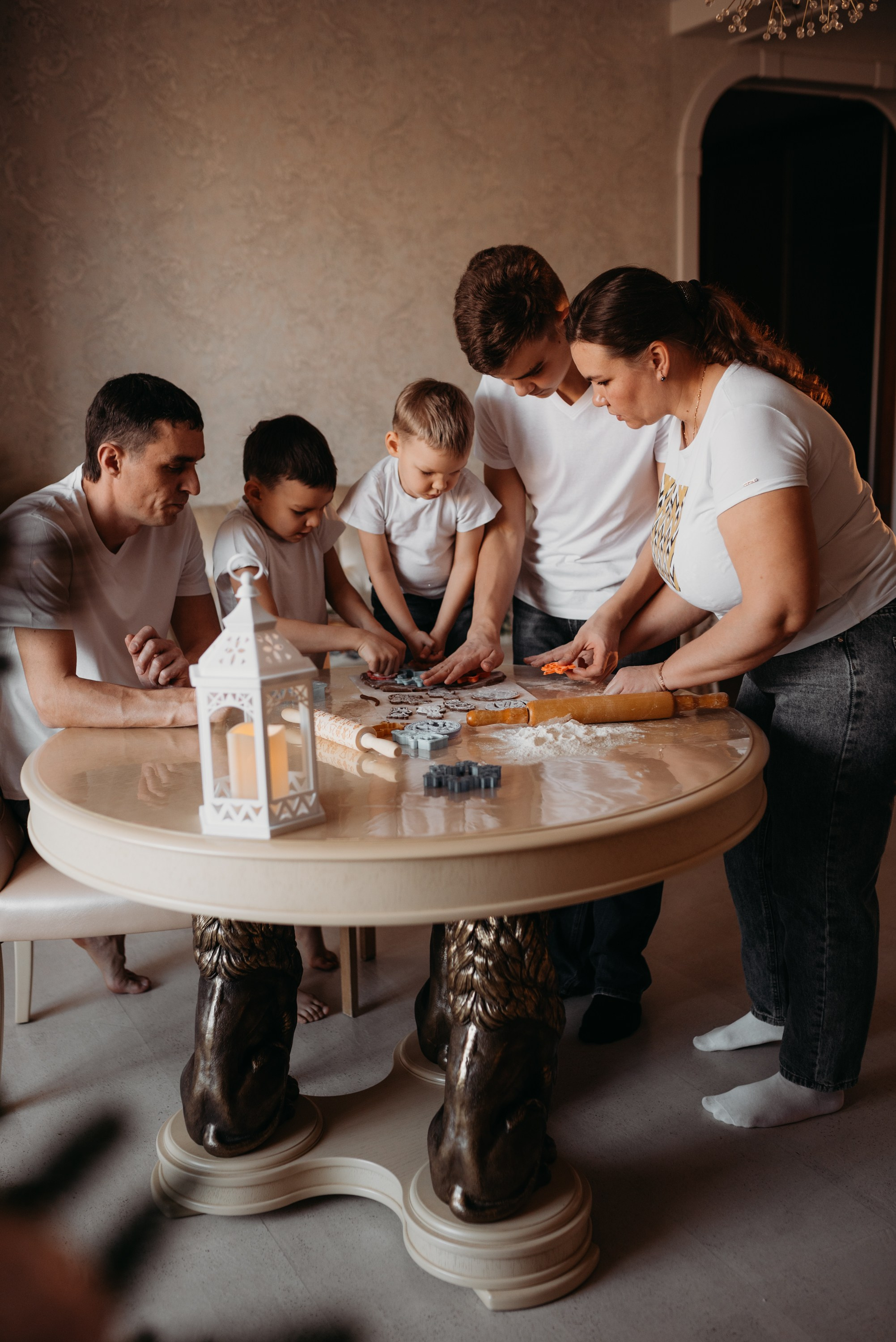Юлия, Алексей, Тихон, Трофим и Потап. Семейный и детский фотограф в Новосибирске и Краснообске — Анна Ким