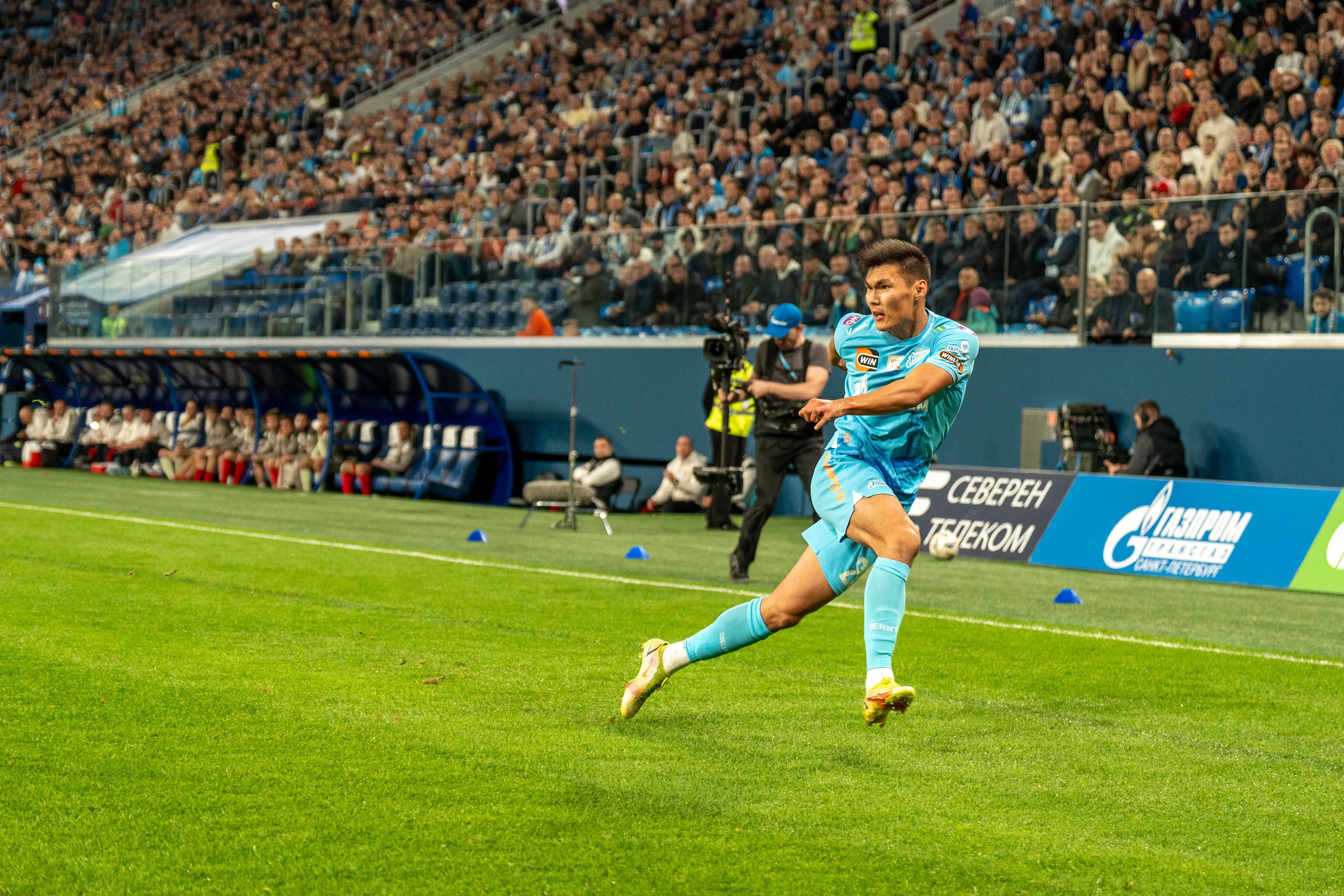 Зенит — Локомотив: фотогалерея 14-го тура РПЛ на Газпром Арене | Антон Гауф. Спортивный фотограф в Санкт-Петербурге | Антон Гауф