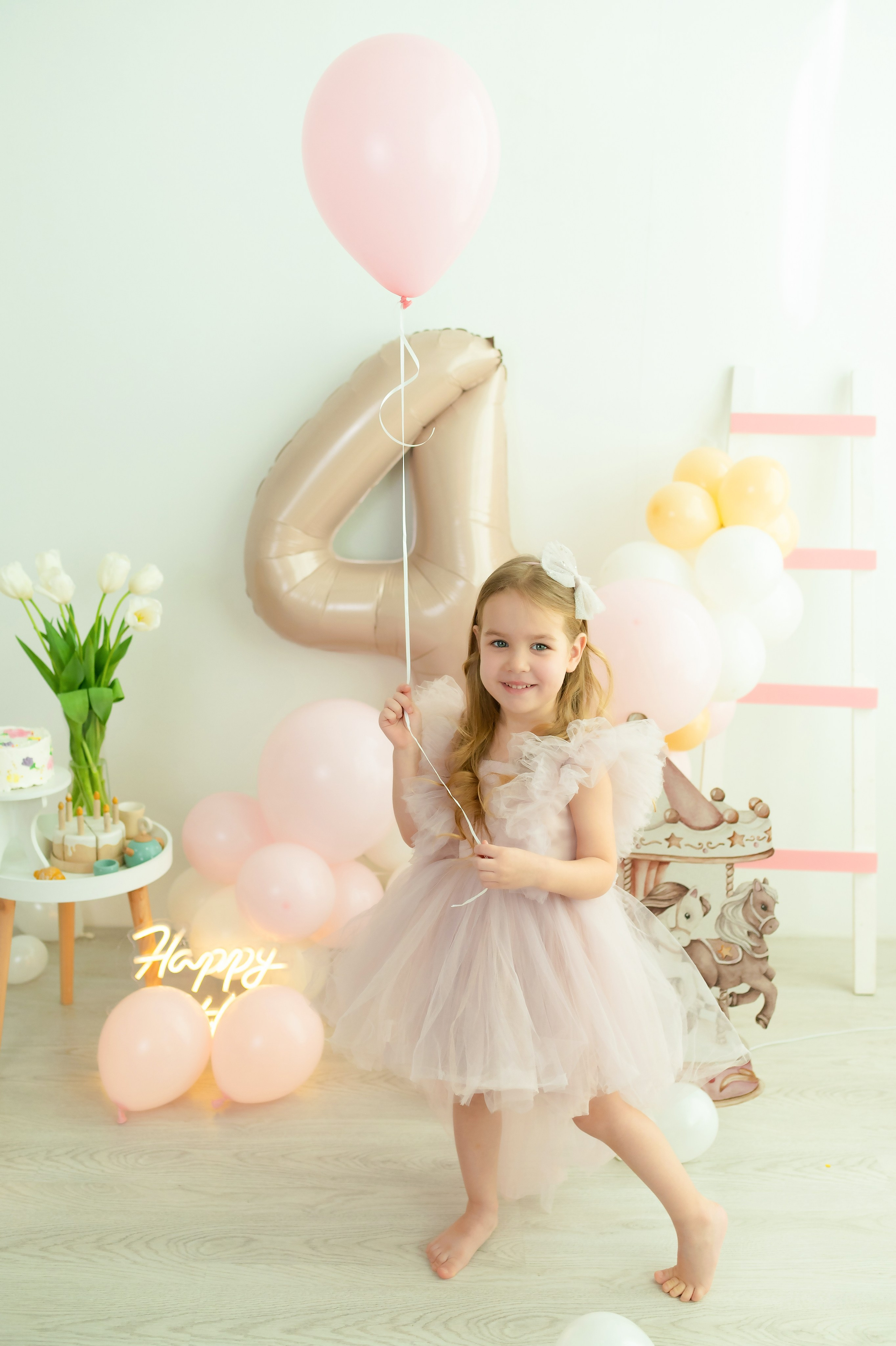 Фотосессия ко Дню Рождения! Алисе — 4 года!. Детский фотограф Ирина Глебова