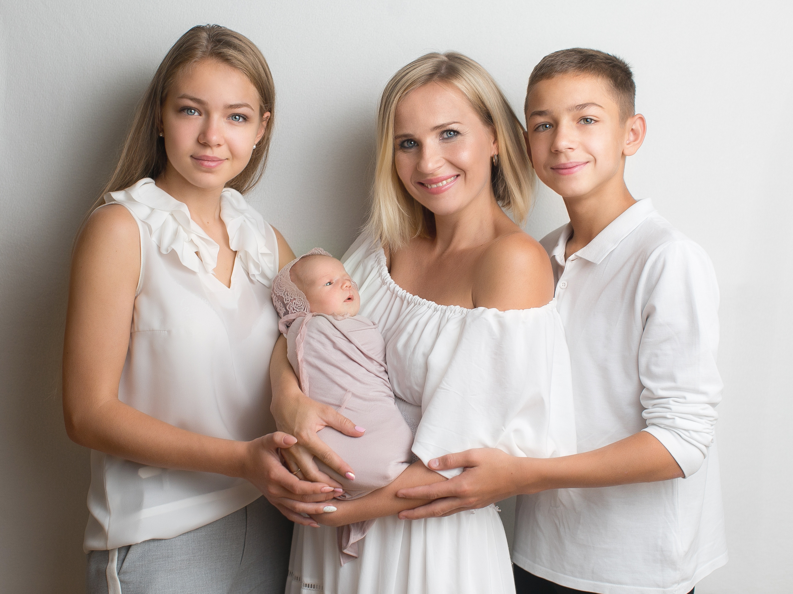 Семейные кадры (новорожденная съёмка). Фотограф новорожденных и деток до года в Москве и Подмосковье Царева Т