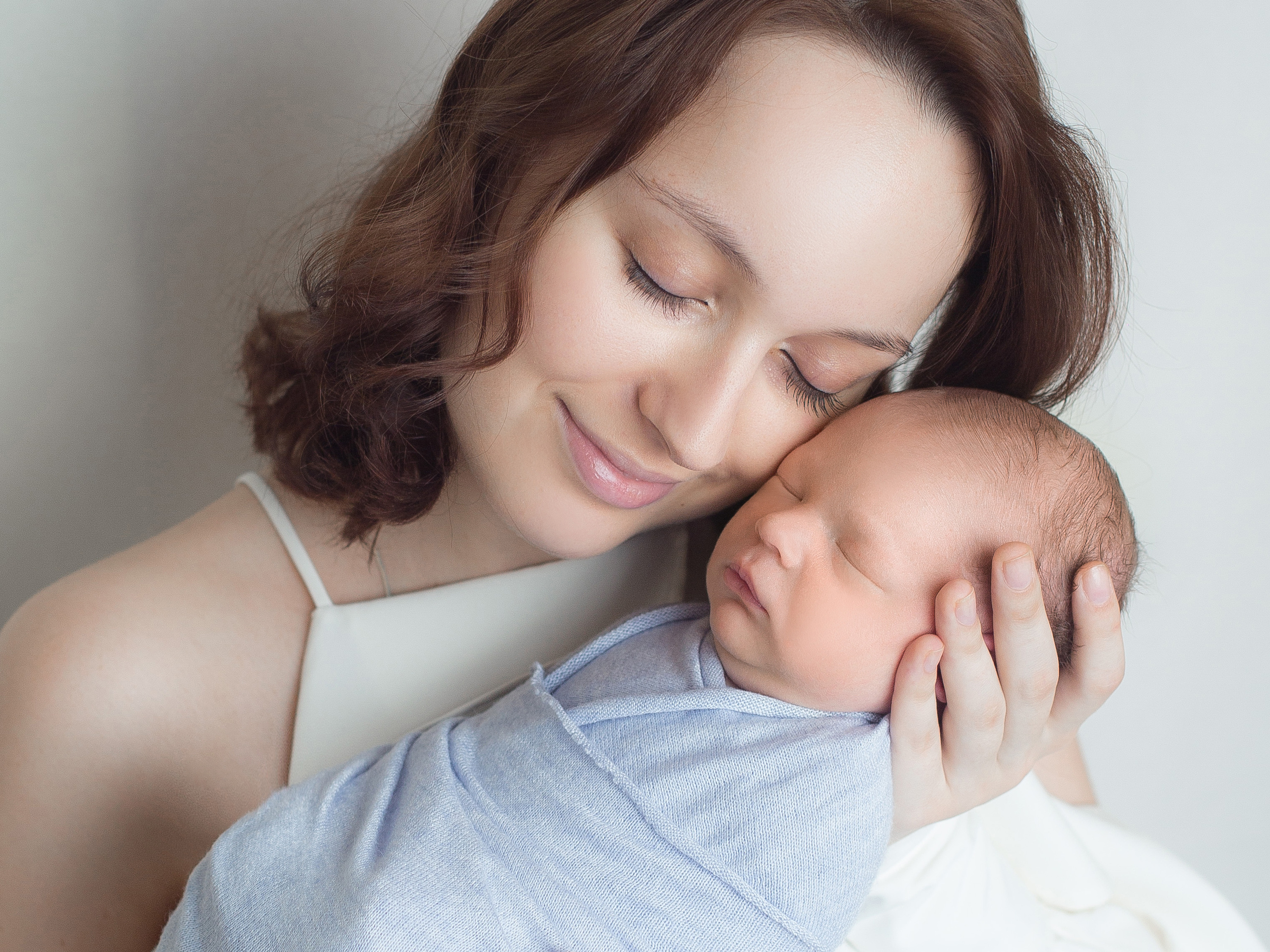 Семейные кадры (новорожденная съёмка). Фотограф новорожденных и деток до года в Москве и Подмосковье Царева Т