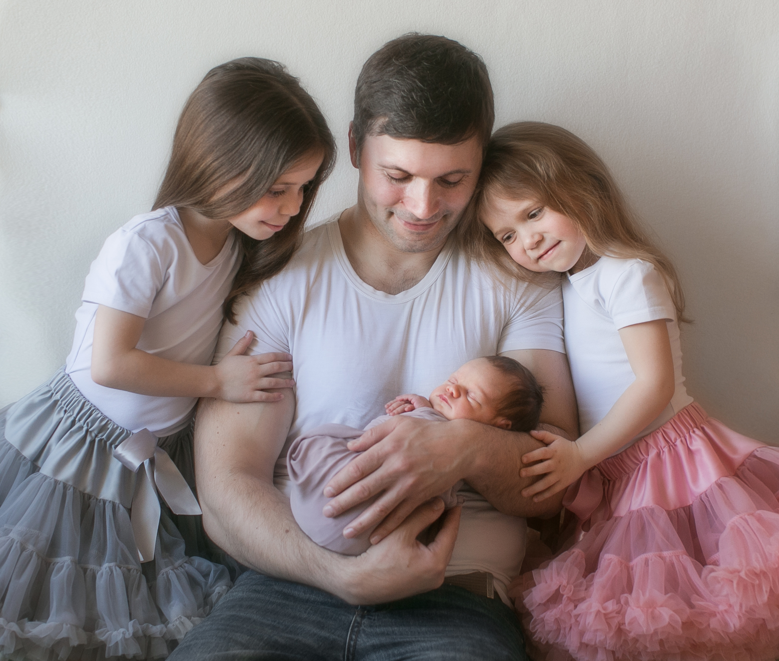 Семейные кадры (новорожденная съёмка). Фотограф новорожденных и деток до года в Москве и Подмосковье Царева Т