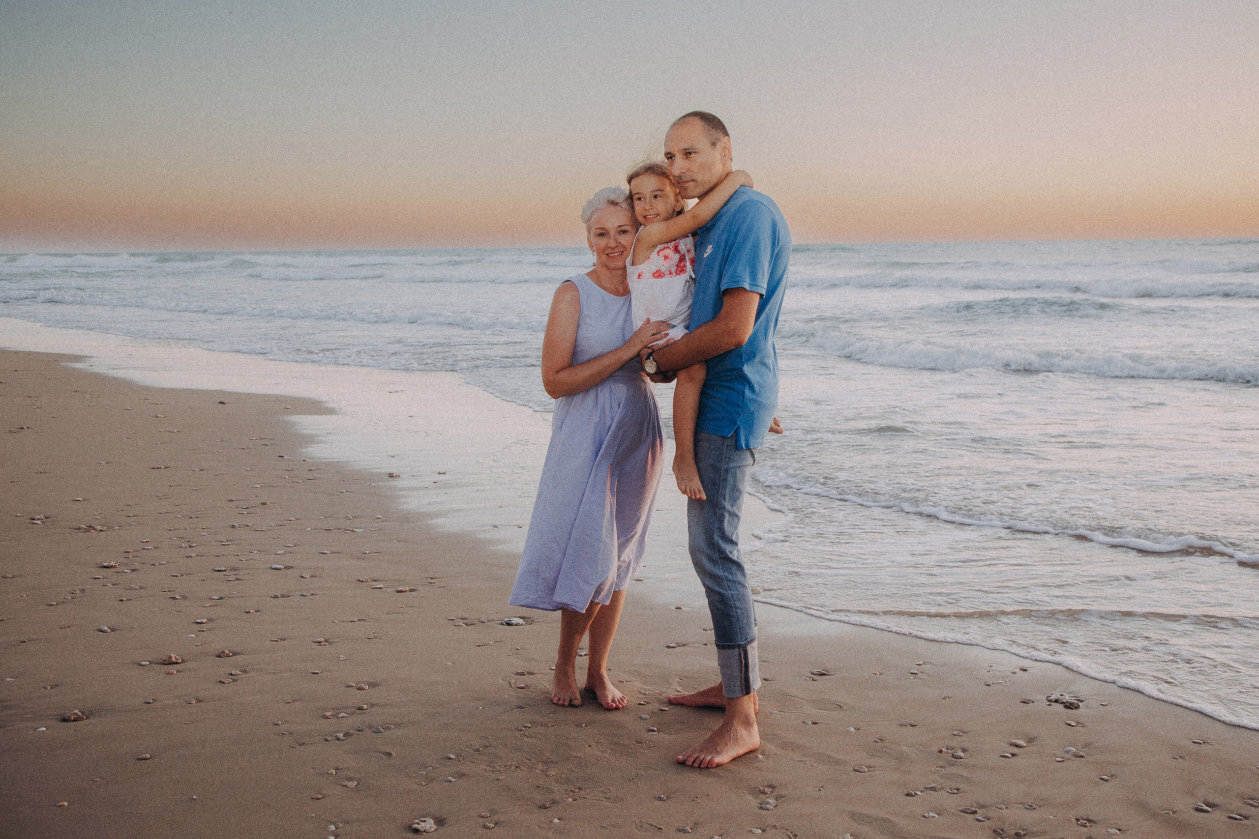 Family. Sunset. Netanya. Anna Gidros — профессиональный фотограф