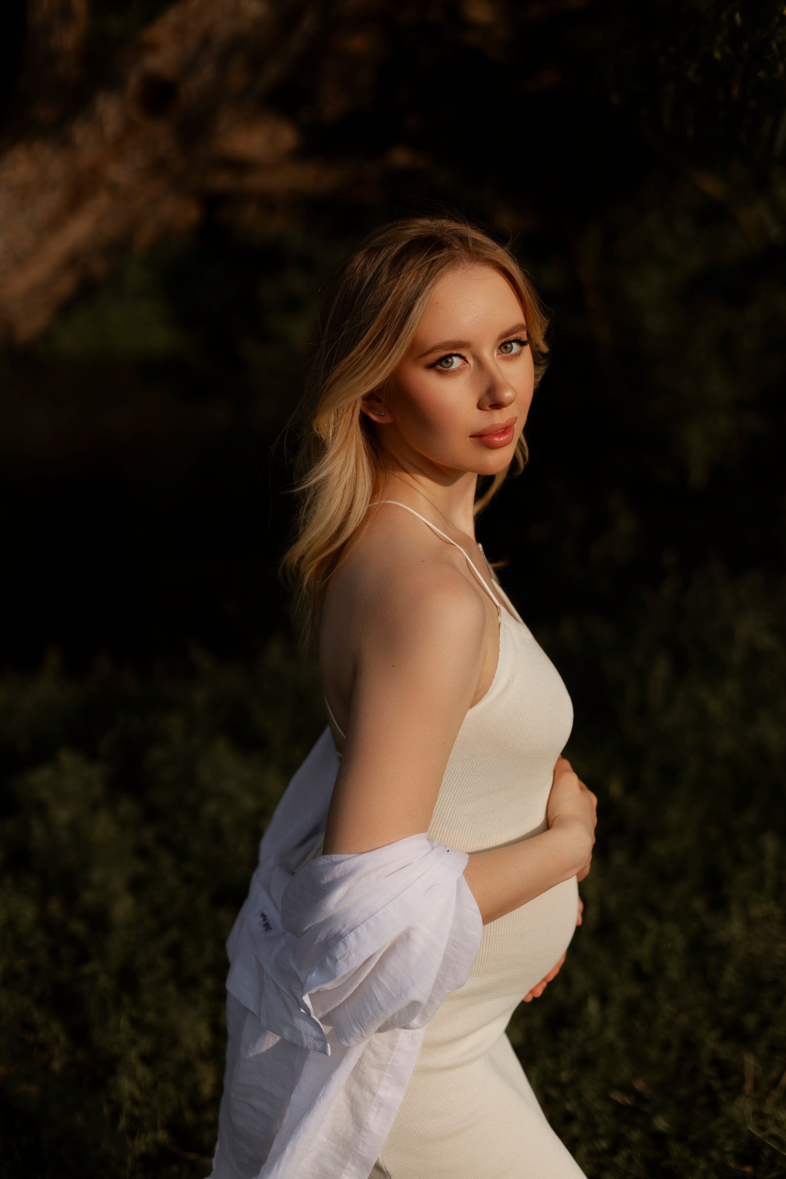 Беременность. Фотограф Мария Щеголькова. Чувственный женский портрет