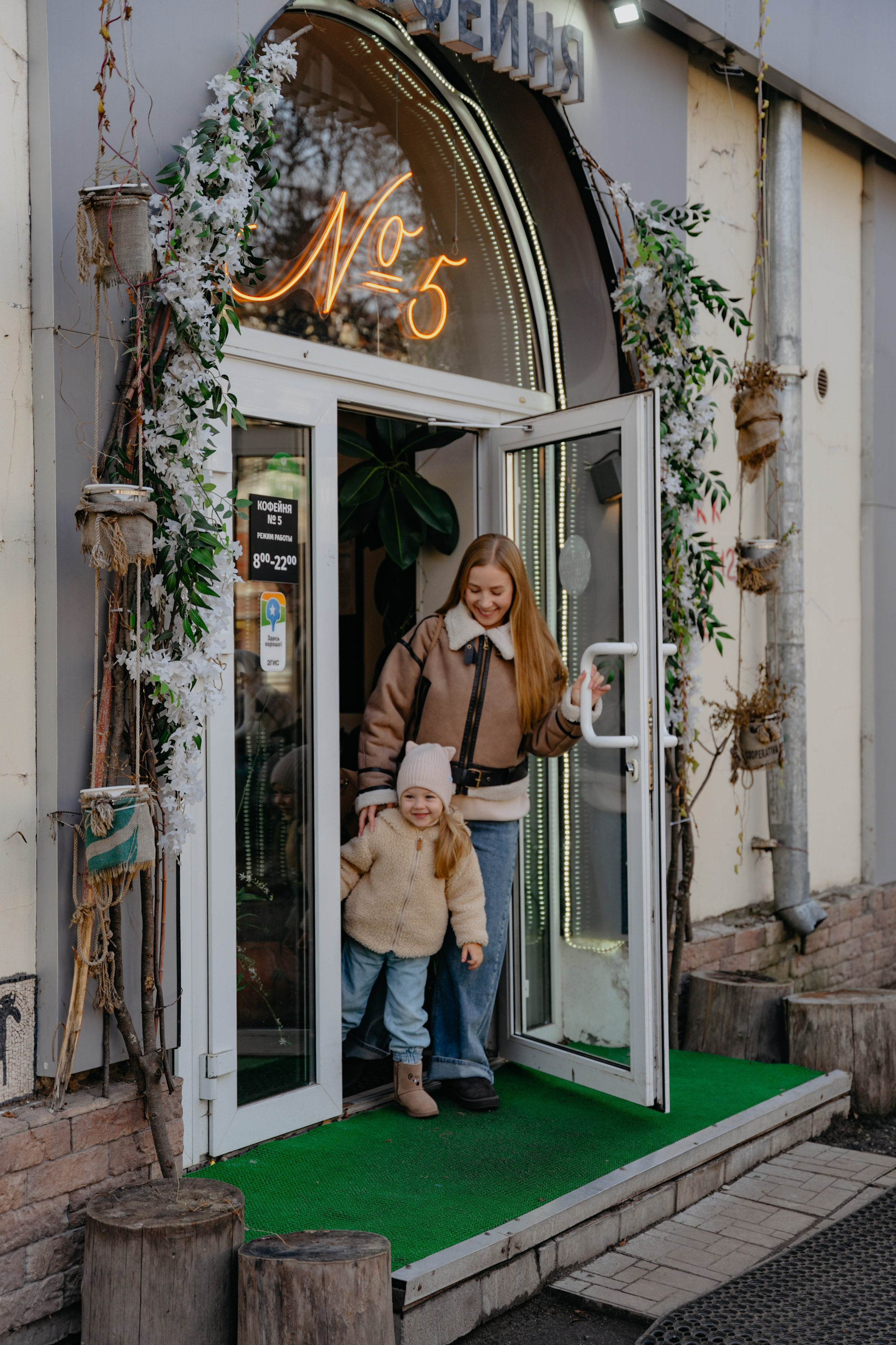 Мама и доча. Лайф съемка