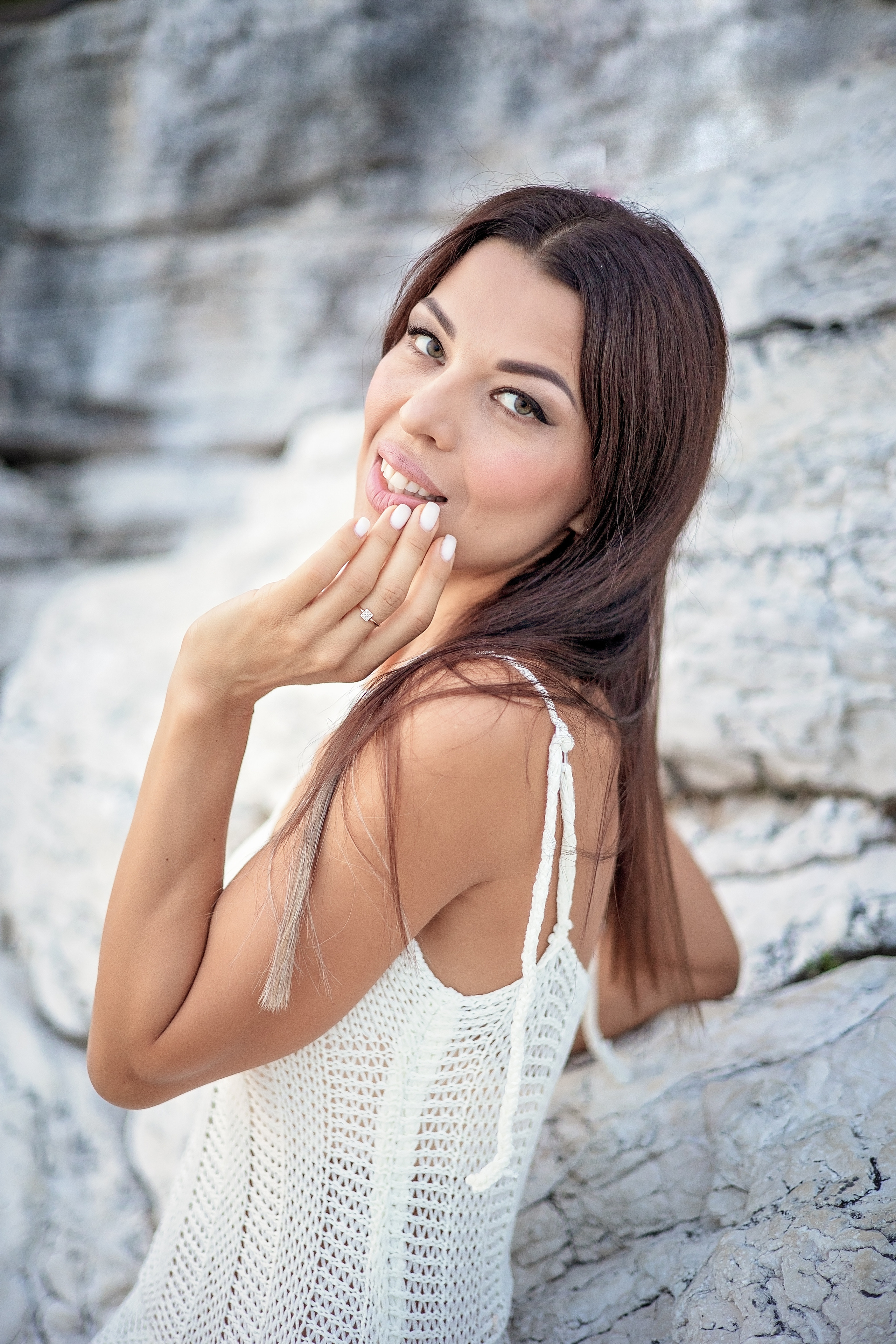 Дарья и белые скалы. Свадебный и семейный фотограф в Абхазии Эля Цишба