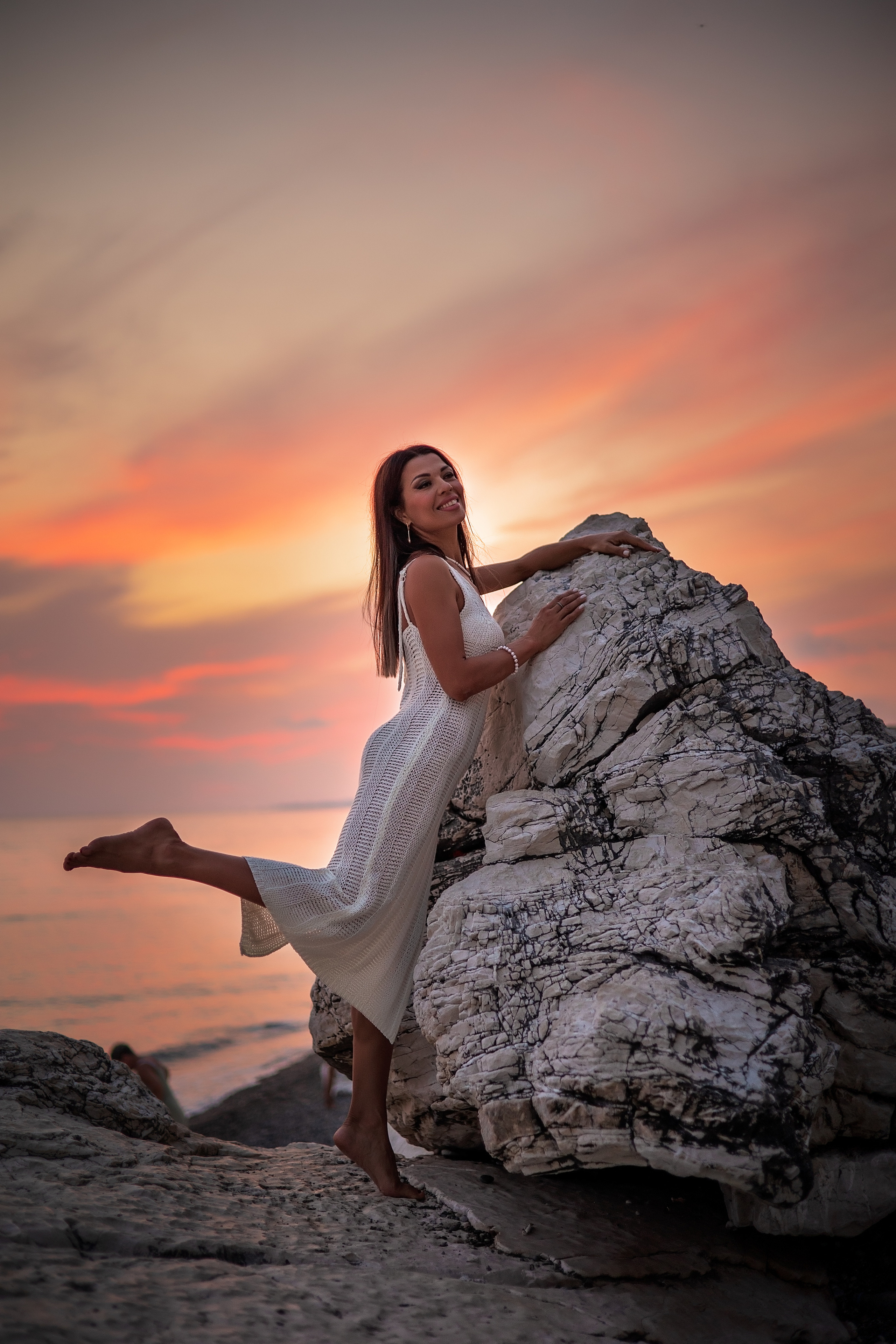 Дарья и белые скалы. Свадебный и семейный фотограф в Абхазии Эля Цишба