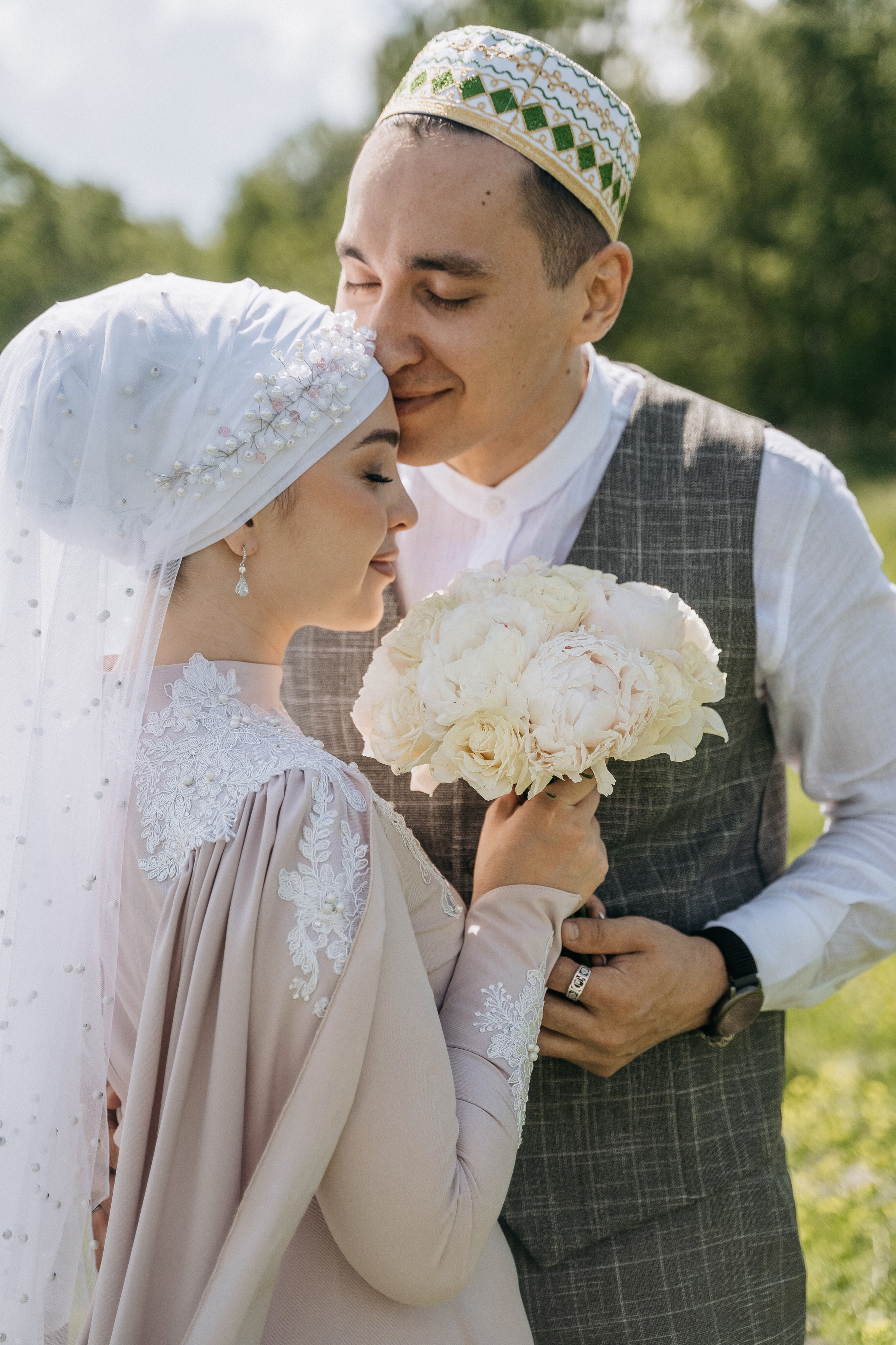 Асхат и Аделия. Свадебный семейный фотограф Ксения Божко Уфа Раевка никах в Нарыстау