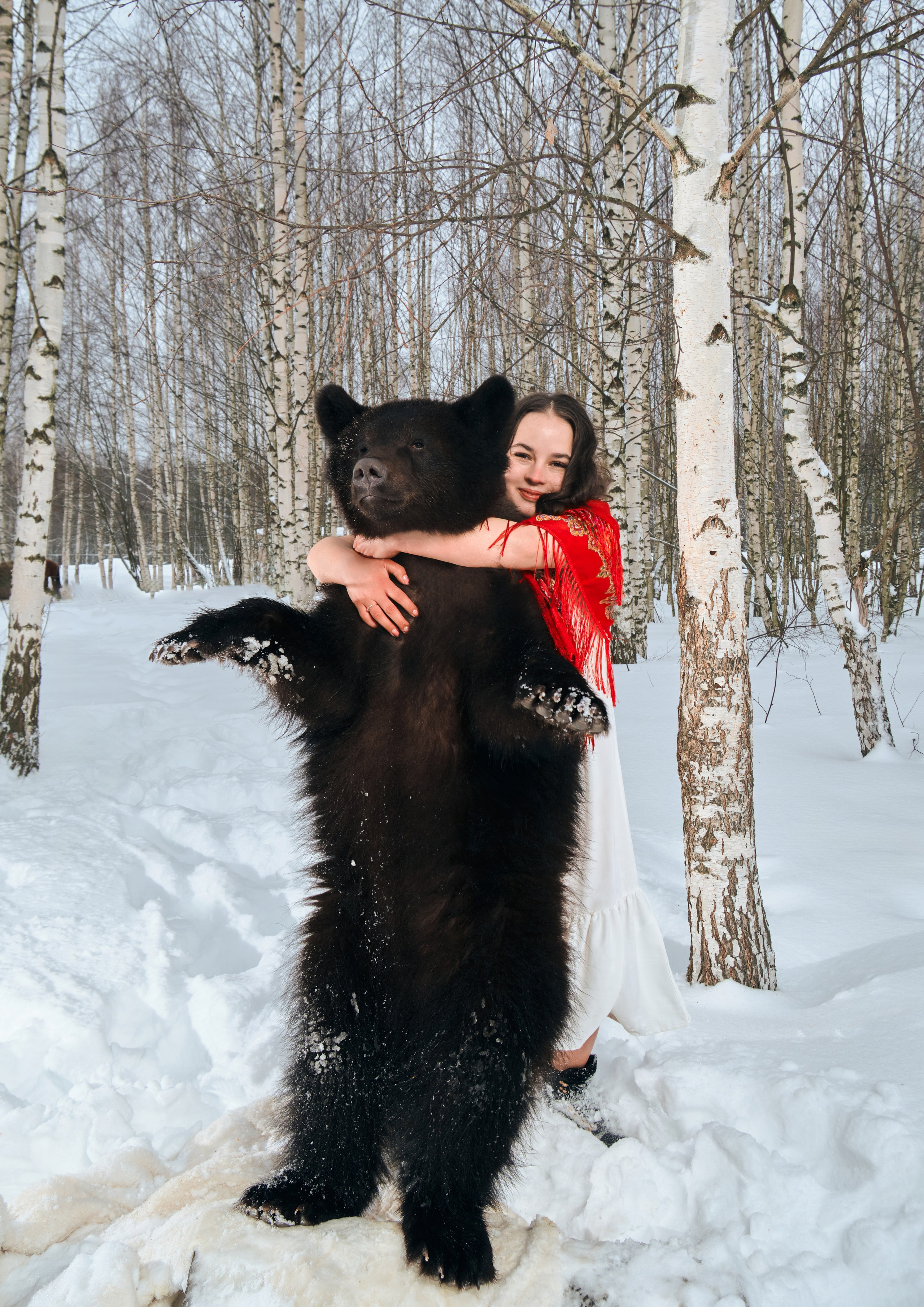 Фотосессия с медведем. Фотограф в Москве — Галунина Кристина