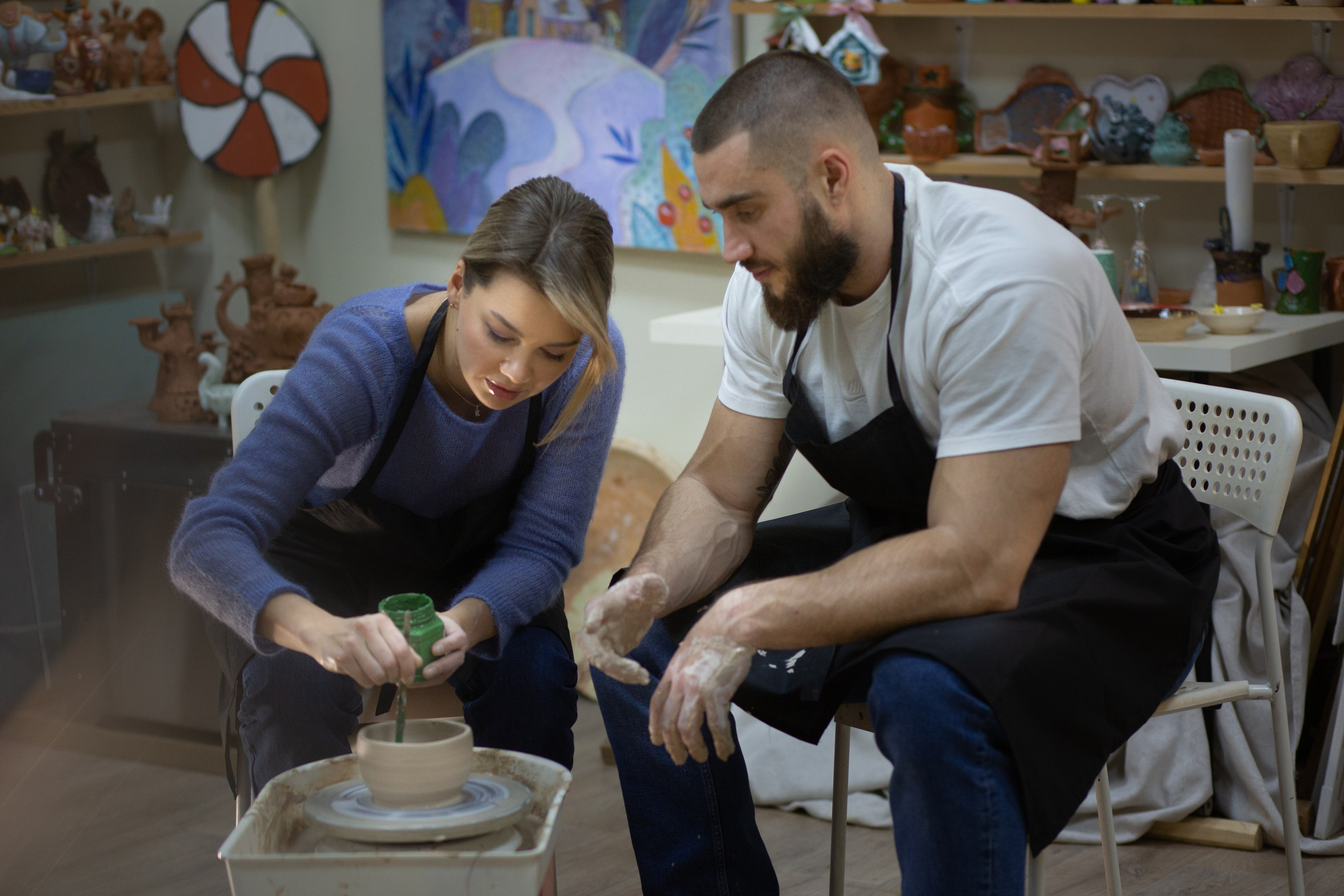 Мастер-класс для двоих. Фотограф в Новосибирске Краснова Евгения