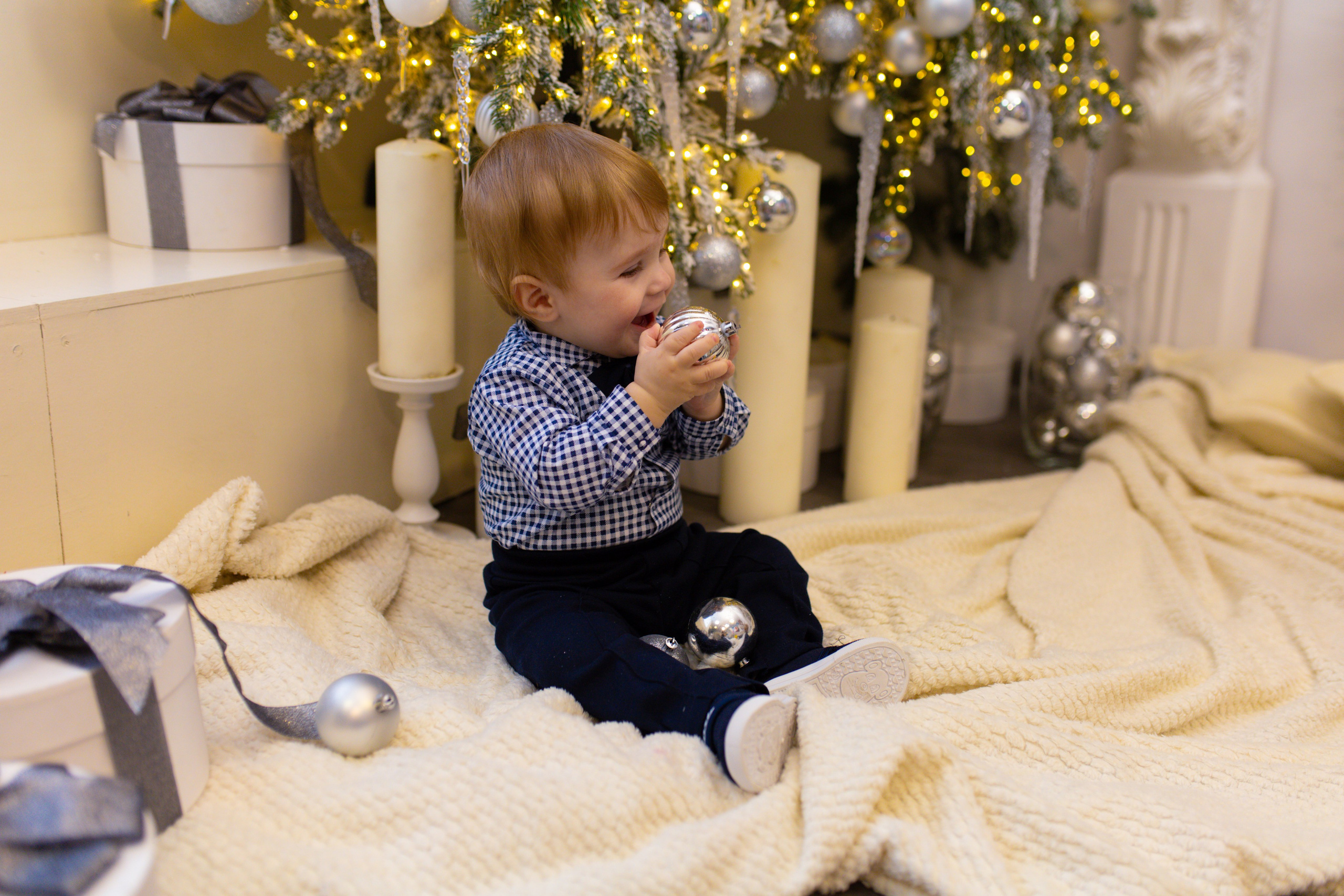 Семейная новогодняя фотосессия. Свадебный и семейный фотограф Виолетта в Липецке