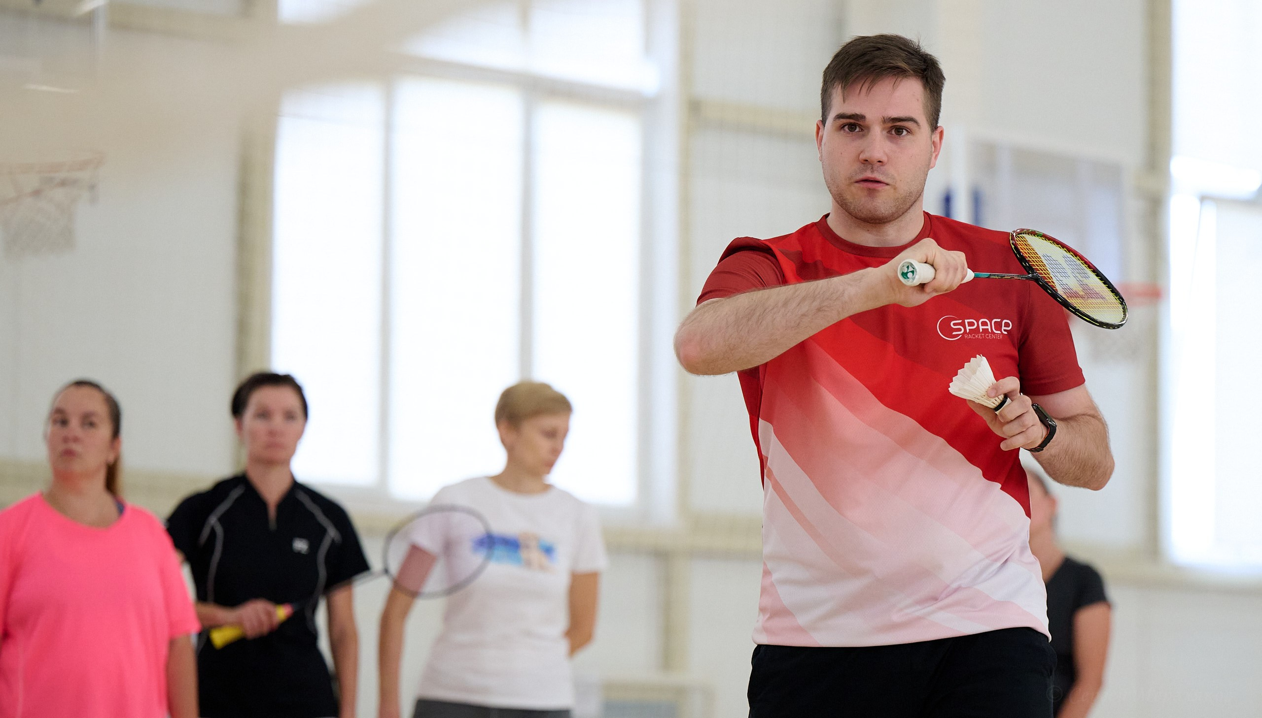 Бадминтон. Мастер-класс Любови Сухановой. Ижевск. 20.07.2024. Спортивный репортажный фотограф в Ижевске Сергей Мерзляков