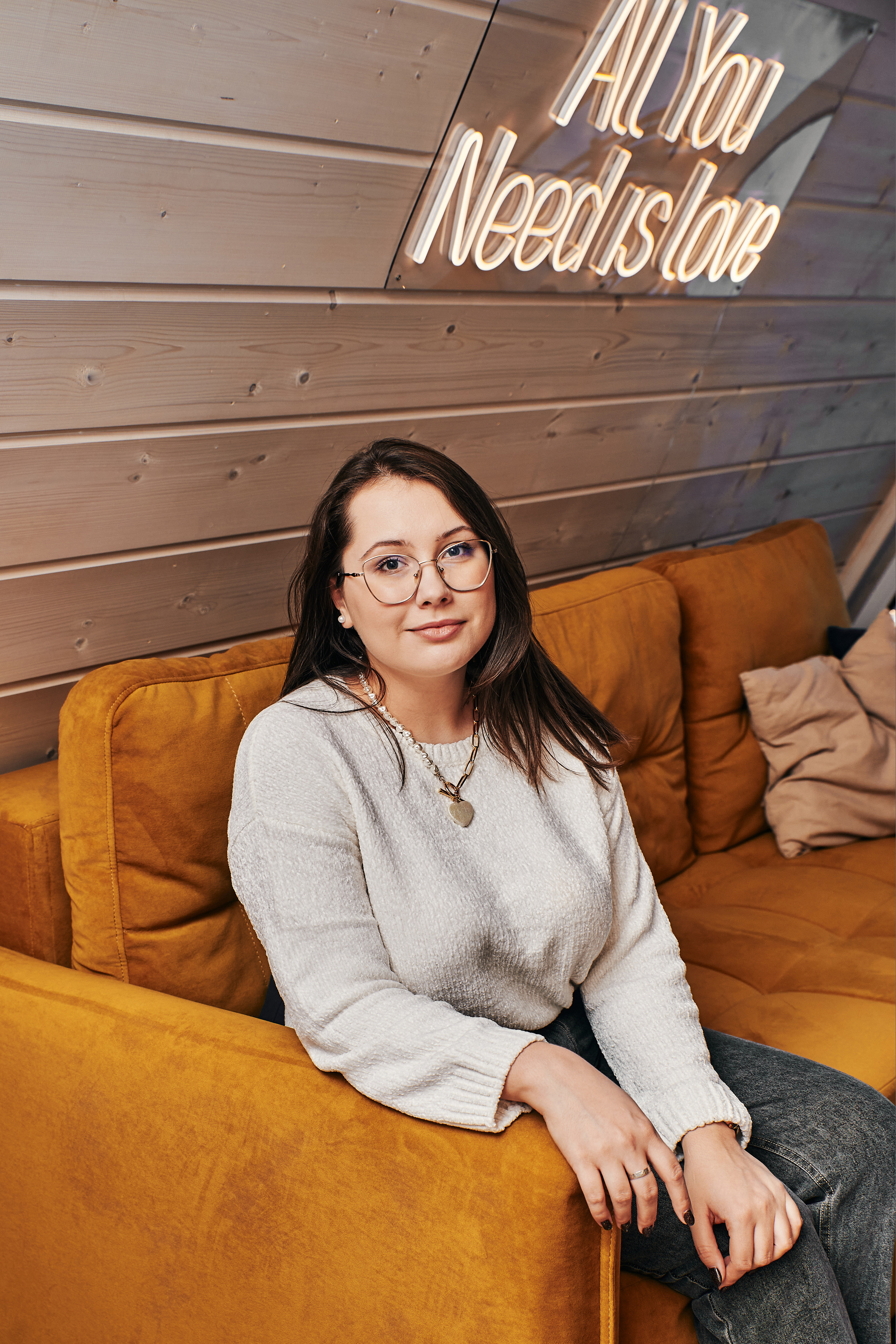 Новогодняя фотосессия подруг в лесу около Томска