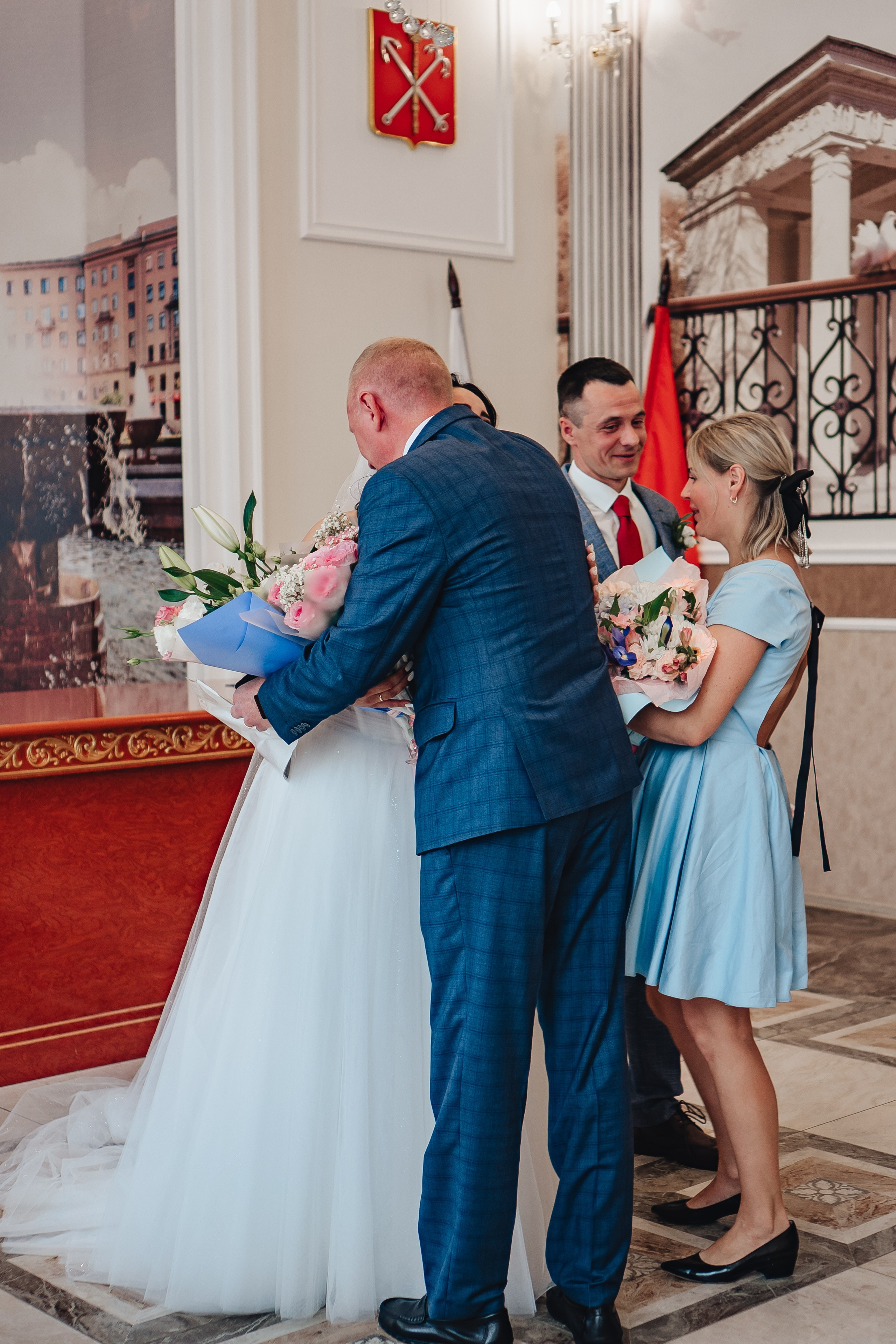 СВАДЕБНАЯ СЬЕМКА В ЗАГСЕ НА МОСКОВСКОМ ПРОСПЕКТЕ. Профессиональный фотограф, Санкт-Петербург — Виктория Богомолова